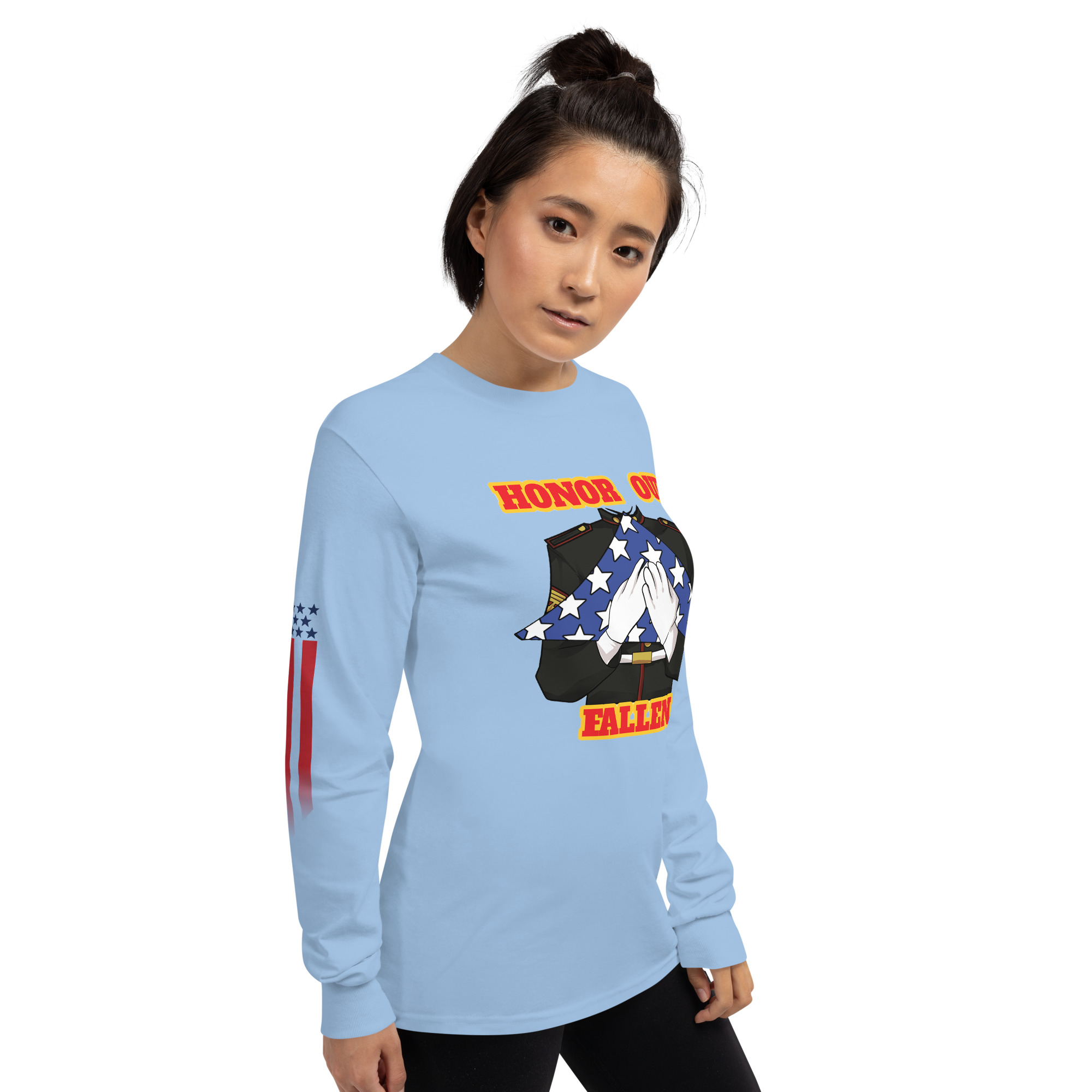 HONOR OUR FALLEN TOO SIKS Long Sleeve Shirt - Image 66
