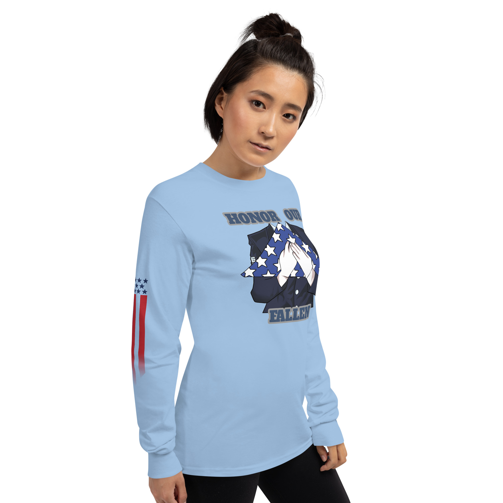 HONOR OUR FALLEN TOO SIKS Long Sleeve Shirt - Image 66