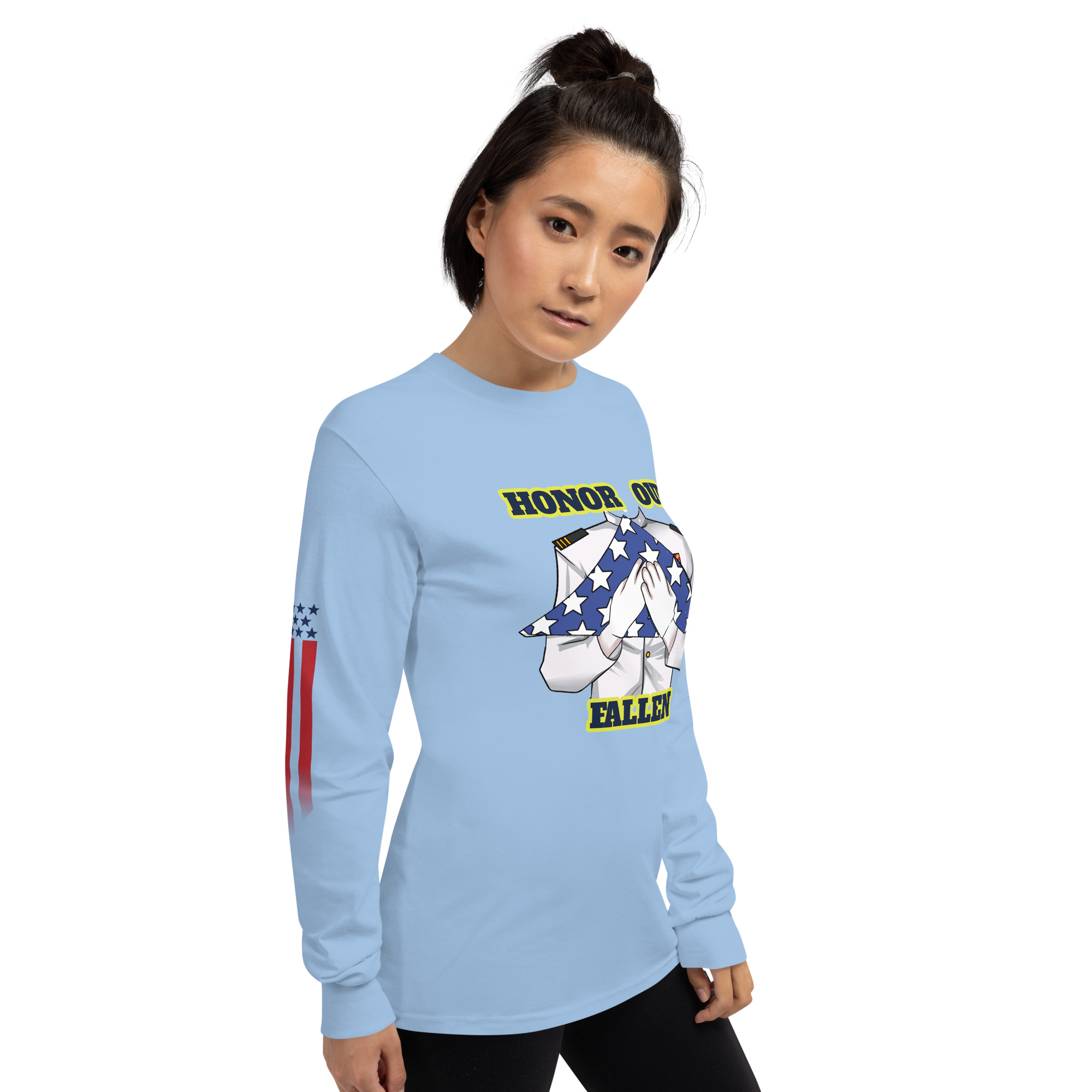 HONOR OUR FALLEN TOO SIKS Long Sleeve Shirt - Image 66