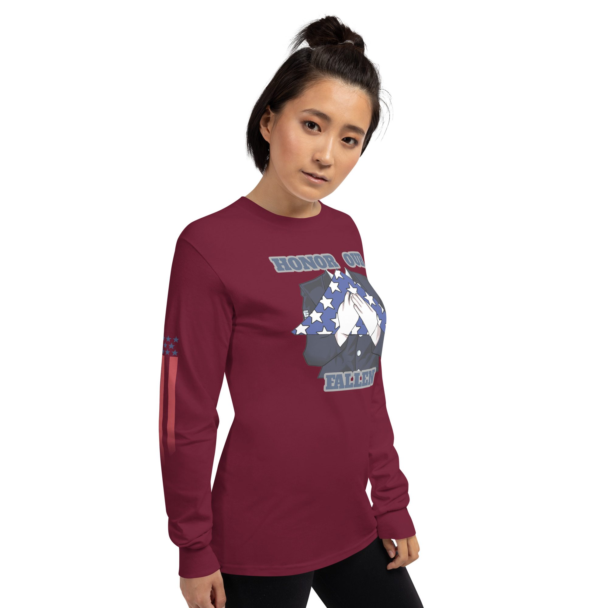 HONOR OUR FALLEN TOO SIKS Long Sleeve Shirt - Image 18