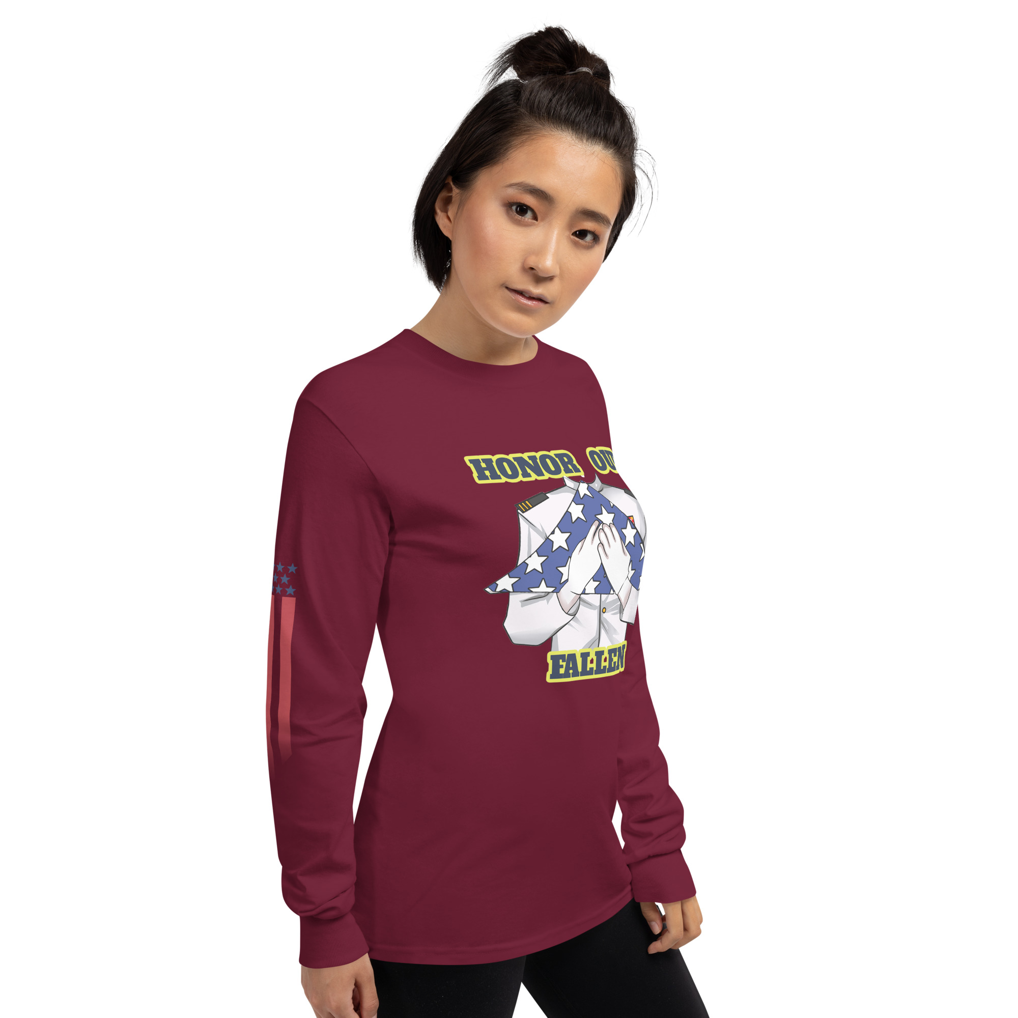 HONOR OUR FALLEN TOO SIKS Long Sleeve Shirt - Image 18