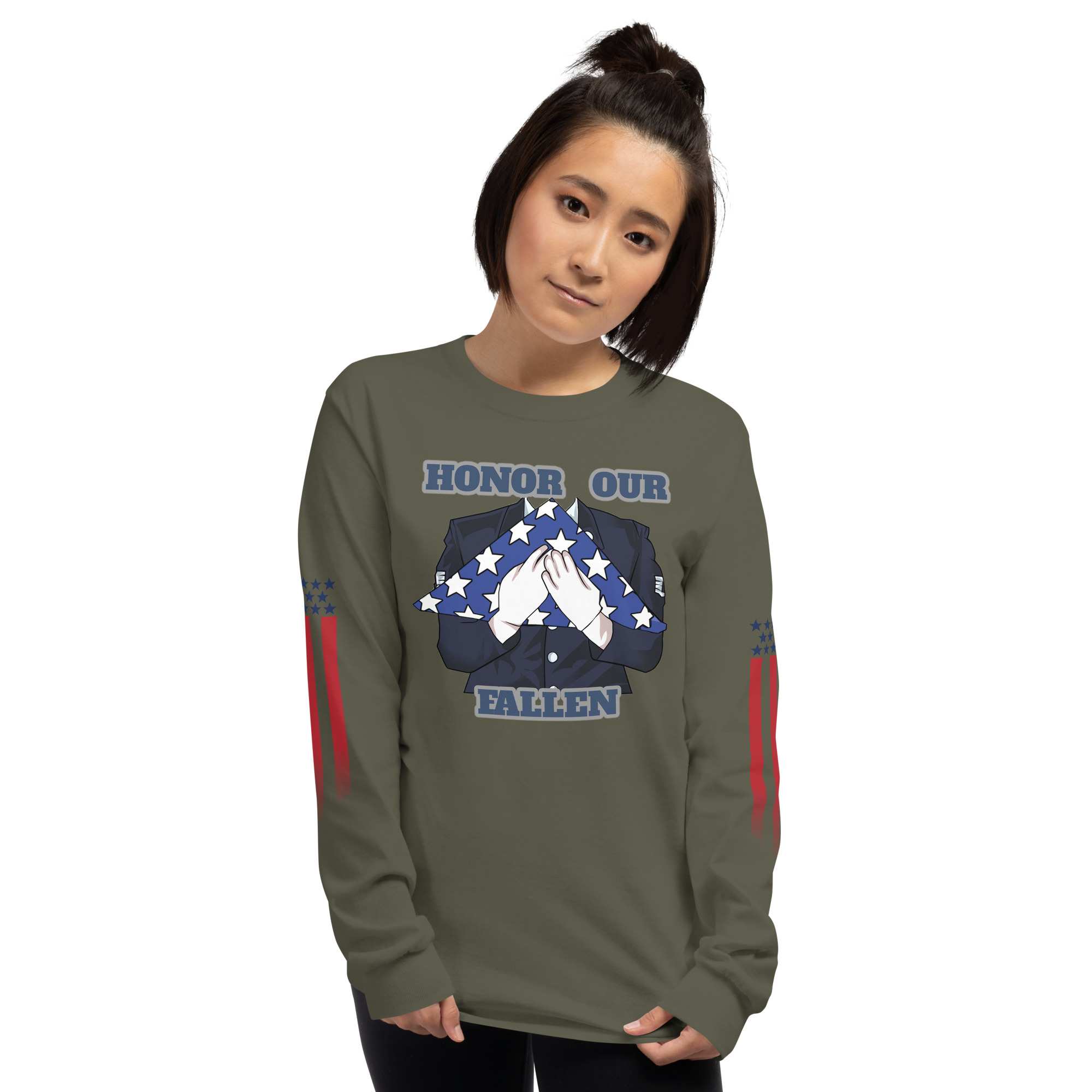 HONOR OUR FALLEN TOO SIKS Long Sleeve Shirt - Image 37