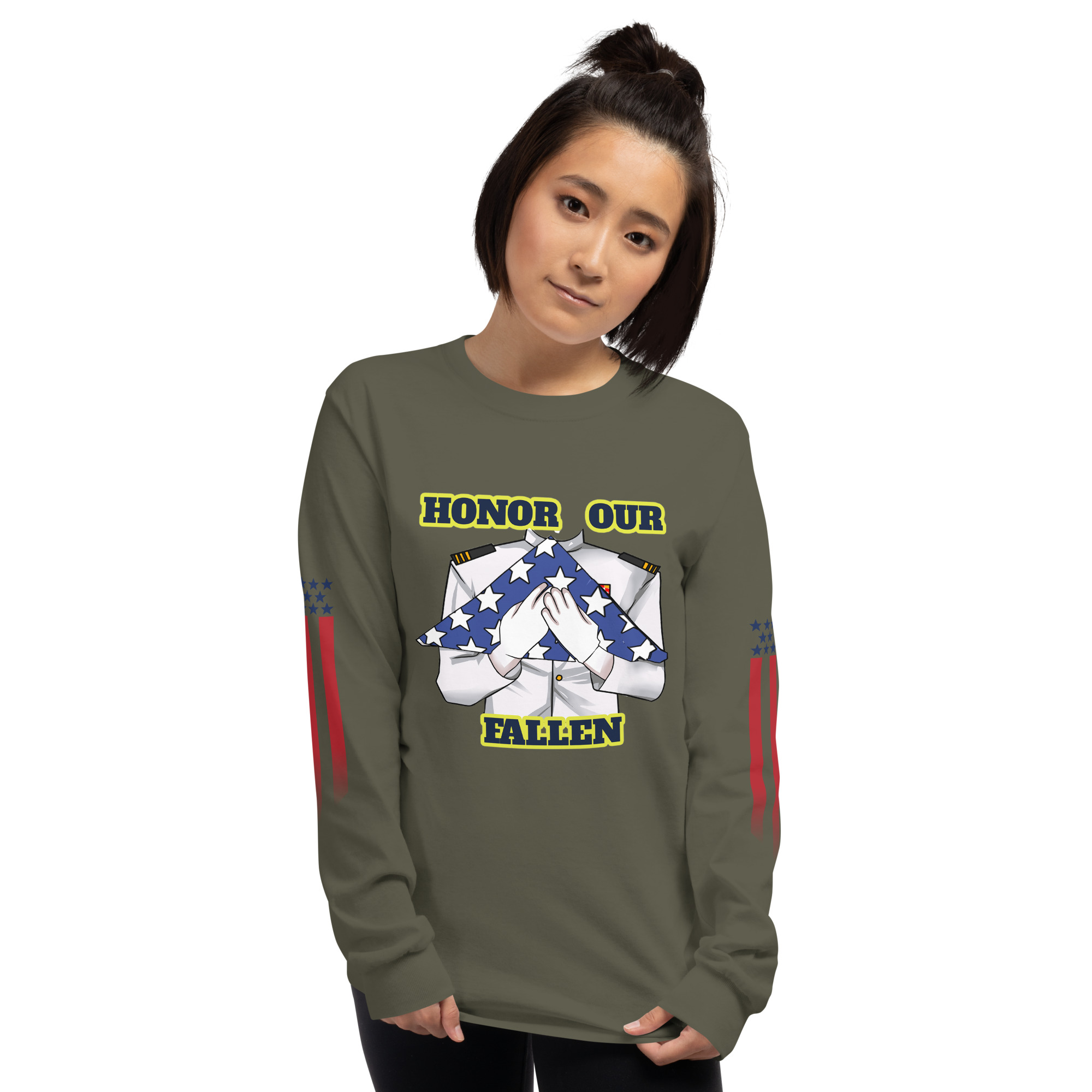 HONOR OUR FALLEN TOO SIKS Long Sleeve Shirt - Image 37