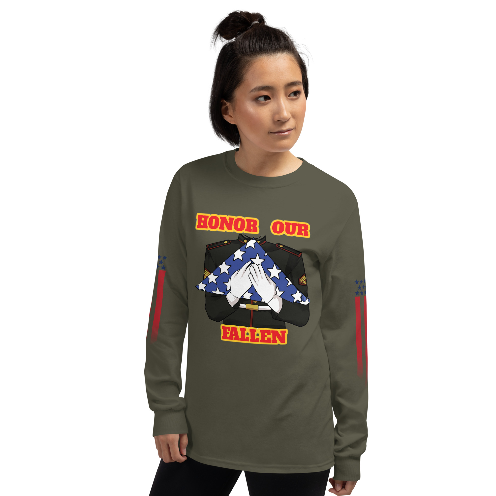 HONOR OUR FALLEN TOO SIKS Long Sleeve Shirt - Image 38