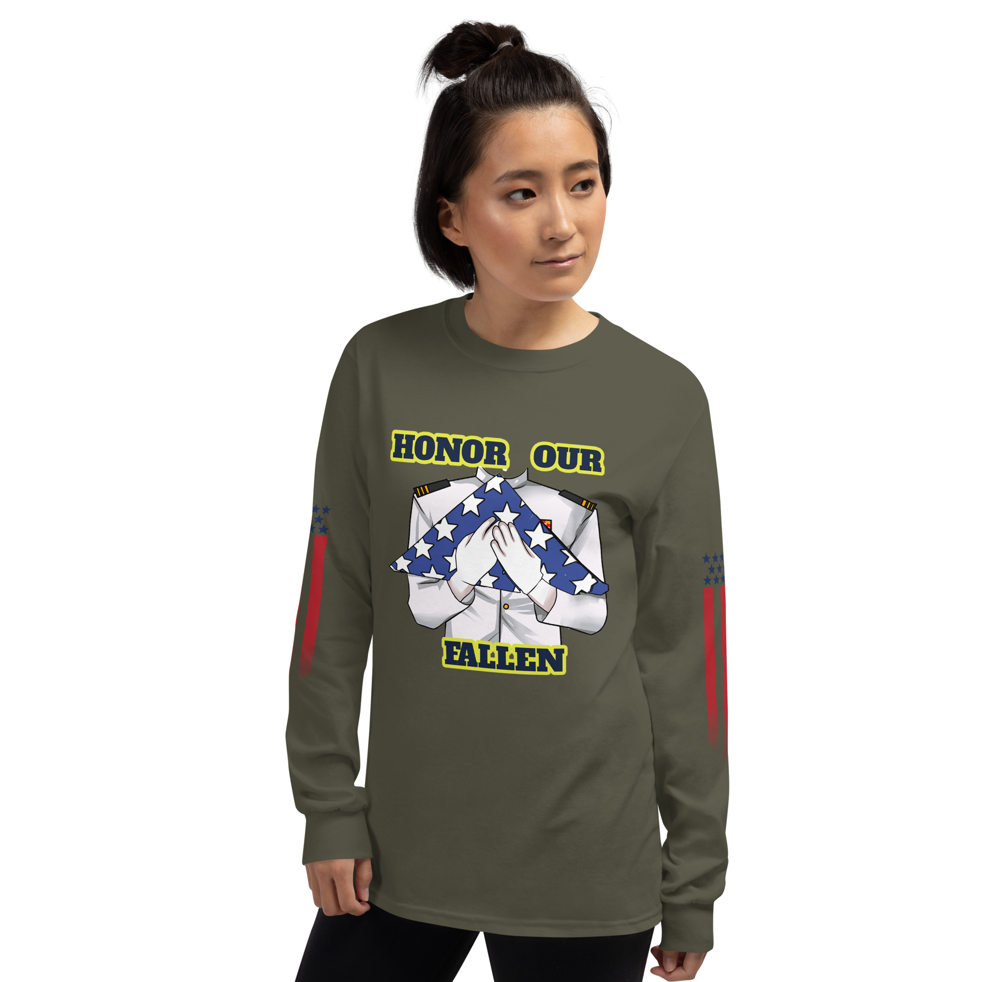 HONOR OUR FALLEN TOO SIKS Long Sleeve Shirt - Image 38