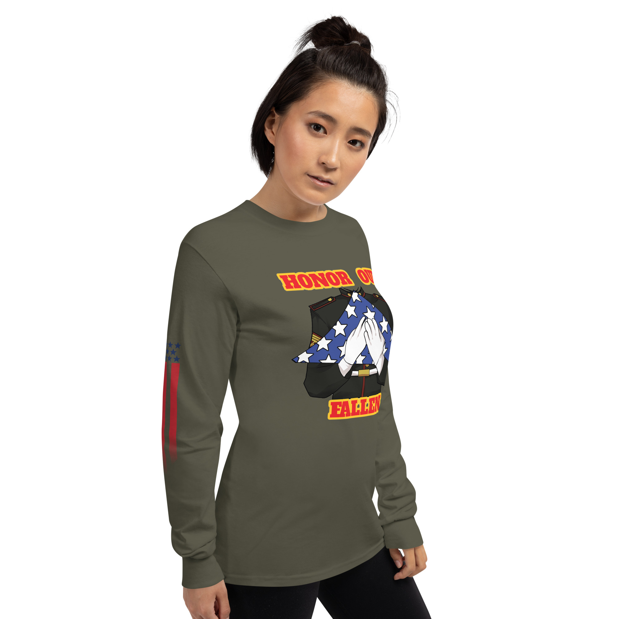HONOR OUR FALLEN TOO SIKS Long Sleeve Shirt - Image 42
