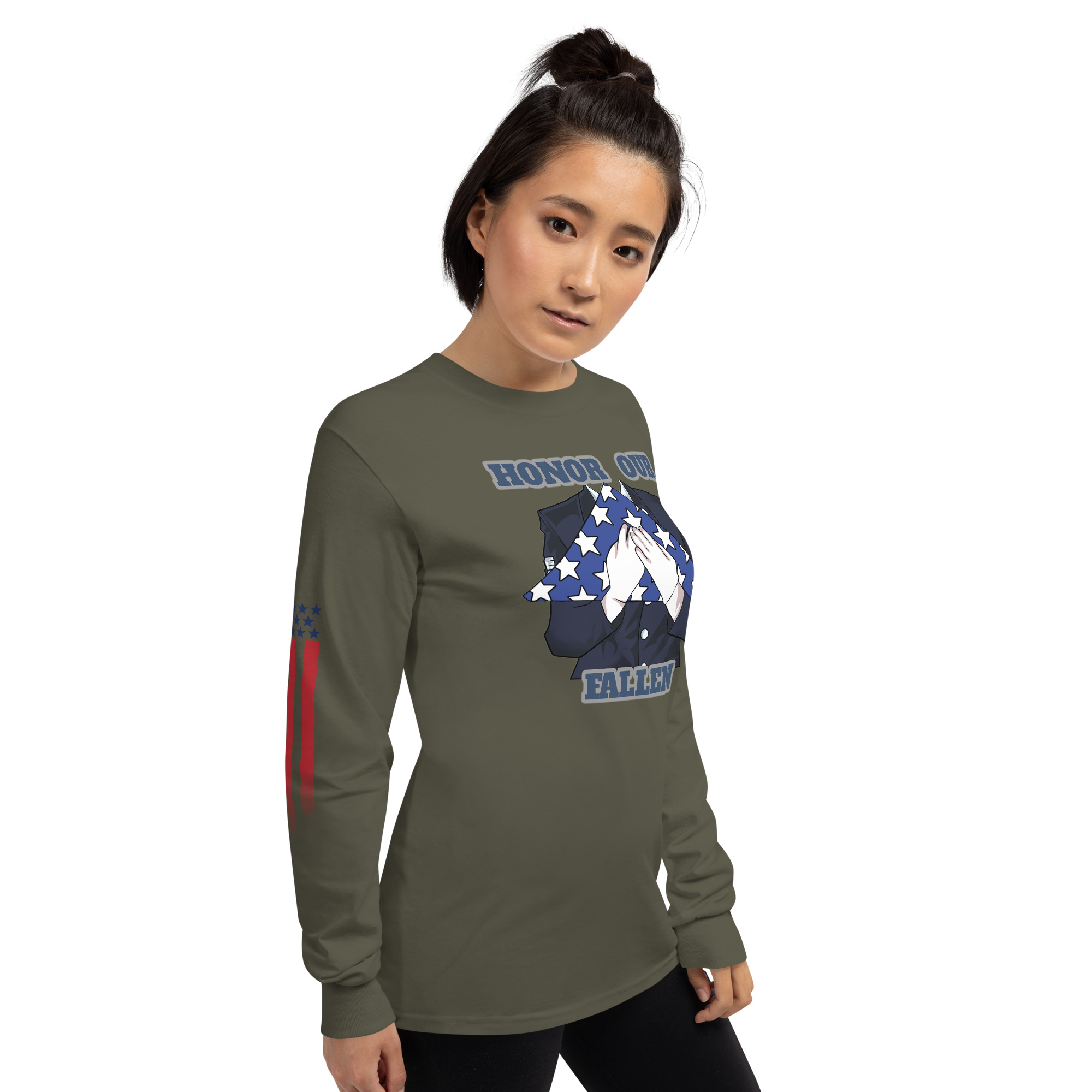 HONOR OUR FALLEN TOO SIKS Long Sleeve Shirt - Image 42