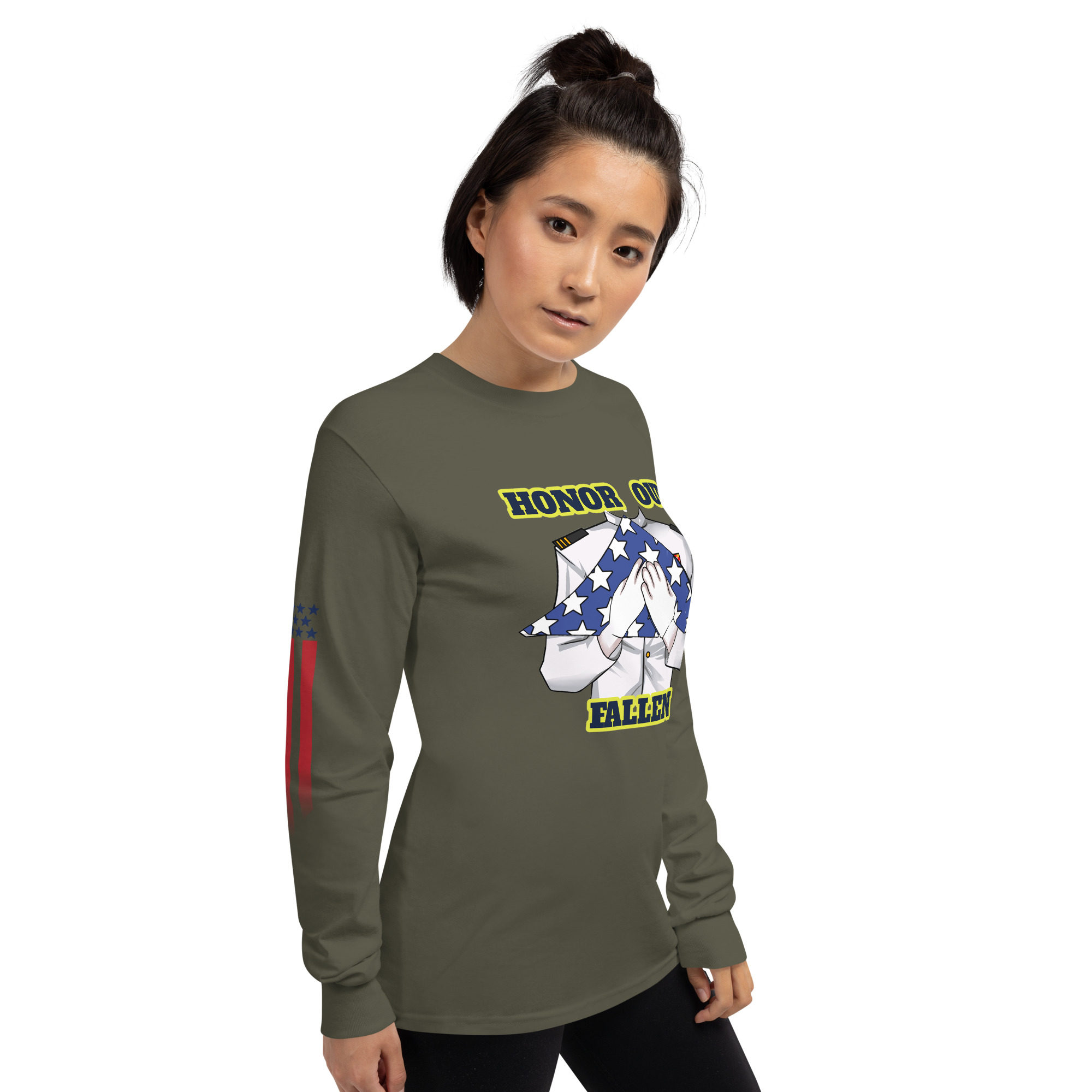 HONOR OUR FALLEN TOO SIKS Long Sleeve Shirt - Image 42