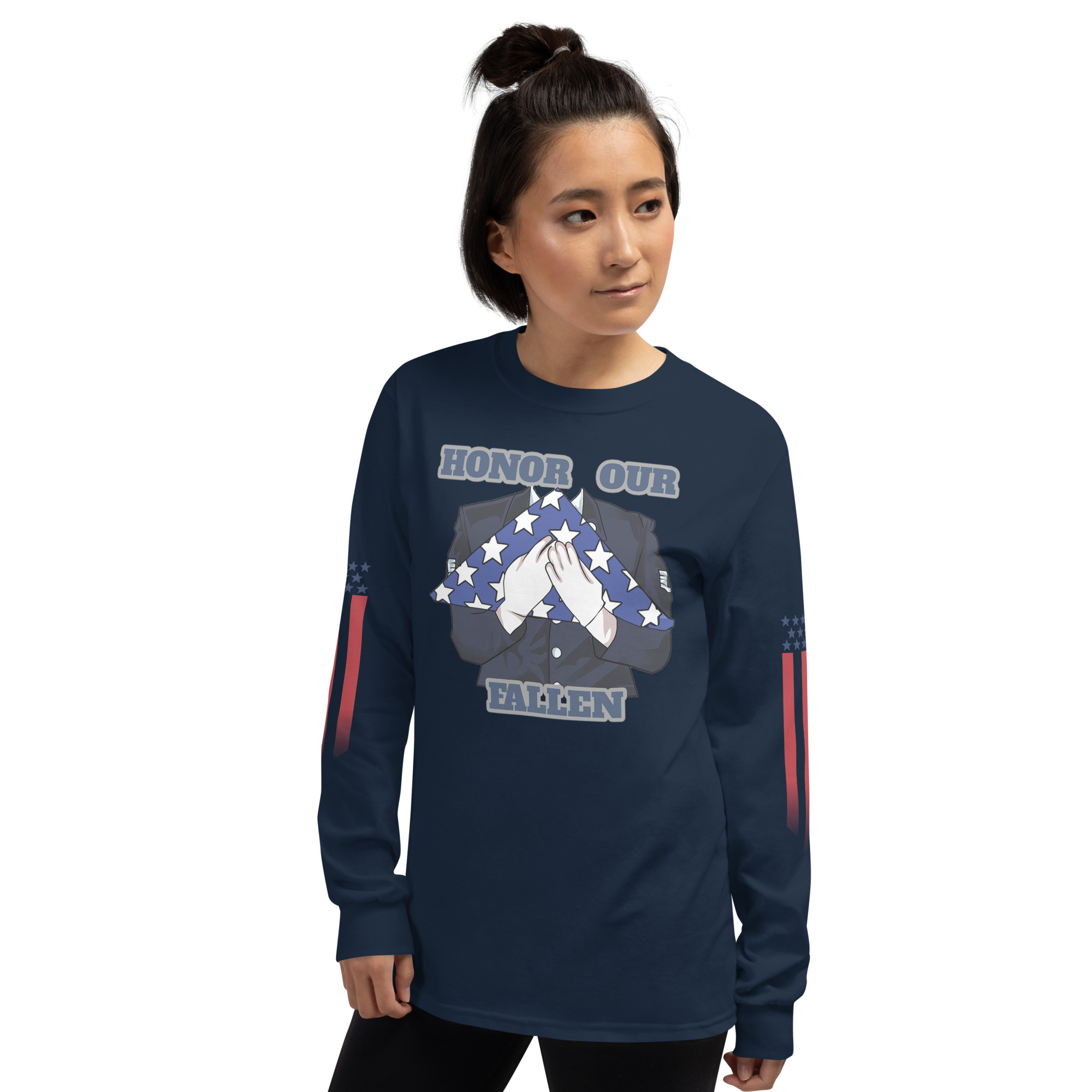 HONOR OUR FALLEN TOO SIKS Long Sleeve Shirt - Image 8