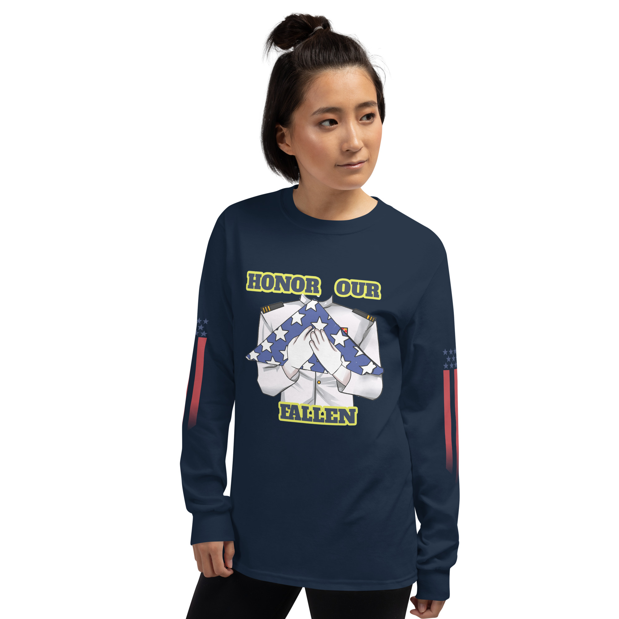HONOR OUR FALLEN TOO SIKS Long Sleeve Shirt - Image 8