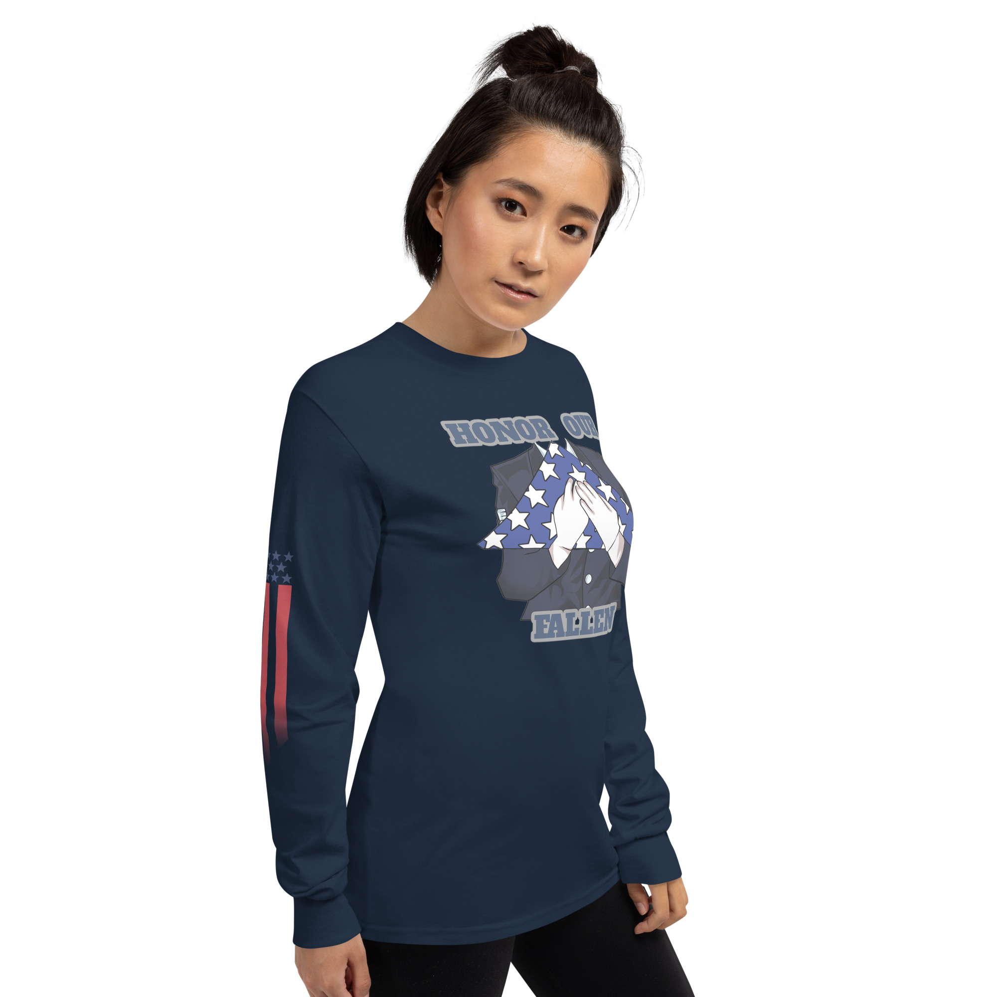 HONOR OUR FALLEN TOO SIKS Long Sleeve Shirt - Image 12