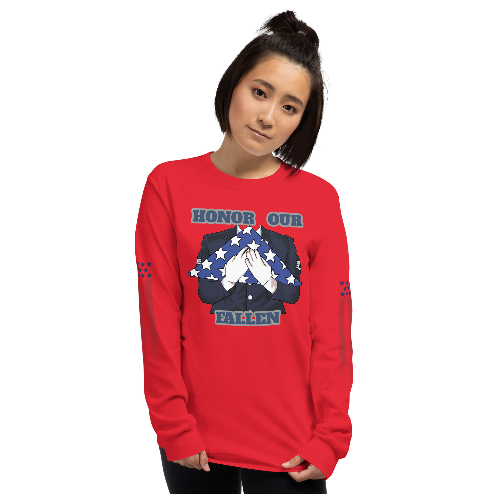 HONOR OUR FALLEN TOO SIKS Long Sleeve Shirt - Image 25