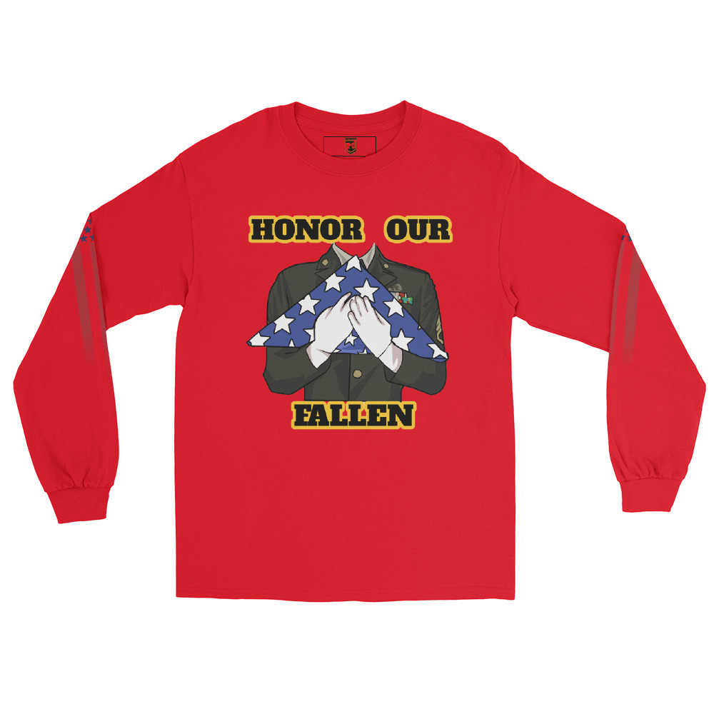 HONOR OUR FALLEN TOO SIKS Long Sleeve Shirt - Image 9