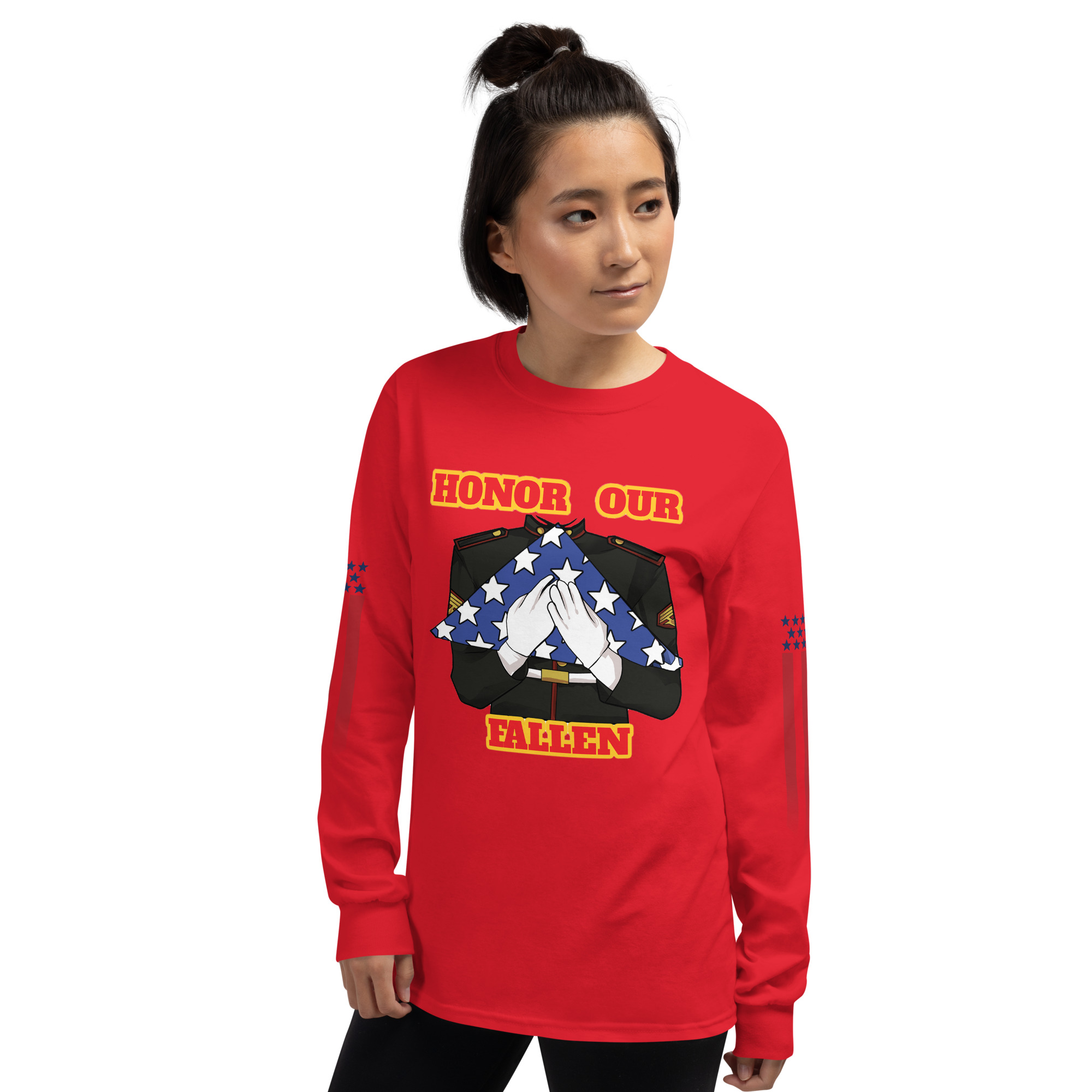 HONOR OUR FALLEN TOO SIKS Long Sleeve Shirt - Image 26