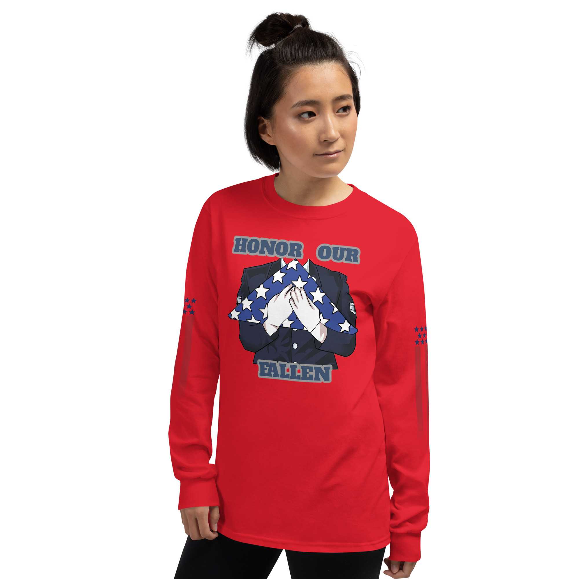 HONOR OUR FALLEN TOO SIKS Long Sleeve Shirt - Image 26