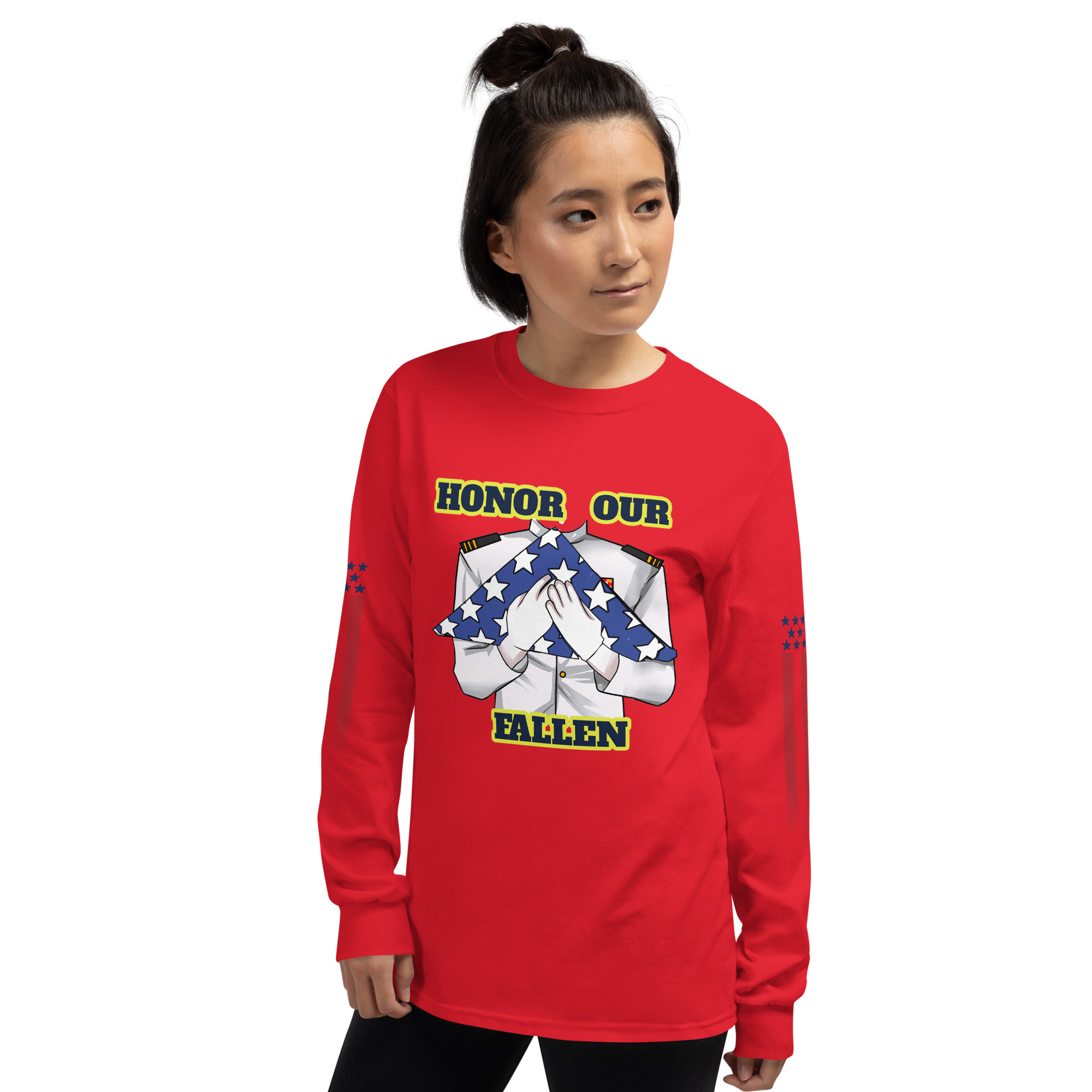 HONOR OUR FALLEN TOO SIKS Long Sleeve Shirt - Image 26
