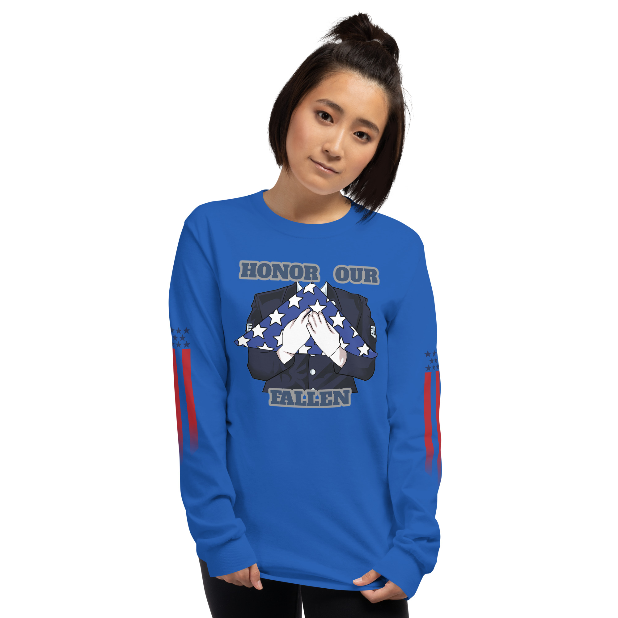 HONOR OUR FALLEN TOO SIKS Long Sleeve Shirt - Image 31