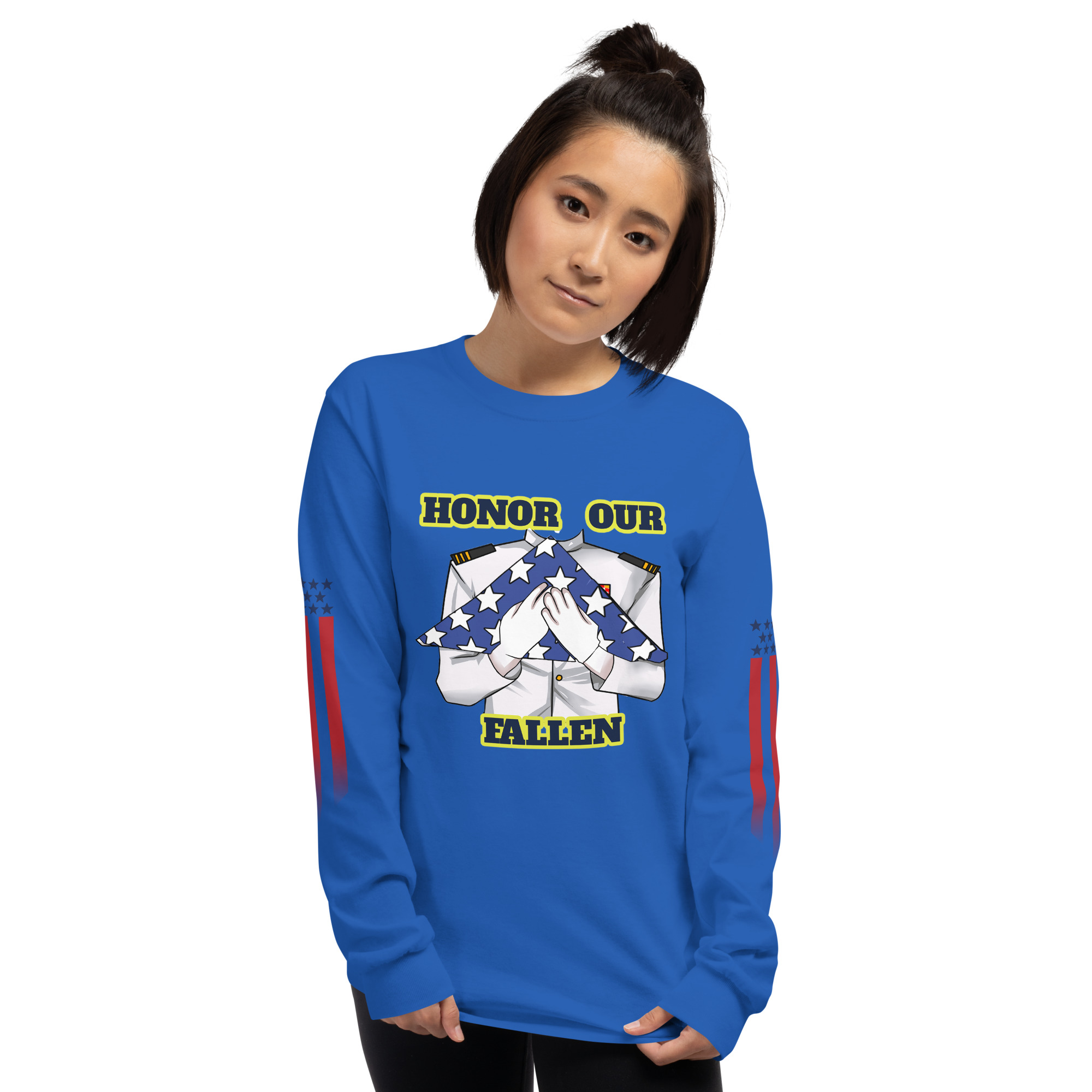 HONOR OUR FALLEN TOO SIKS Long Sleeve Shirt - Image 31