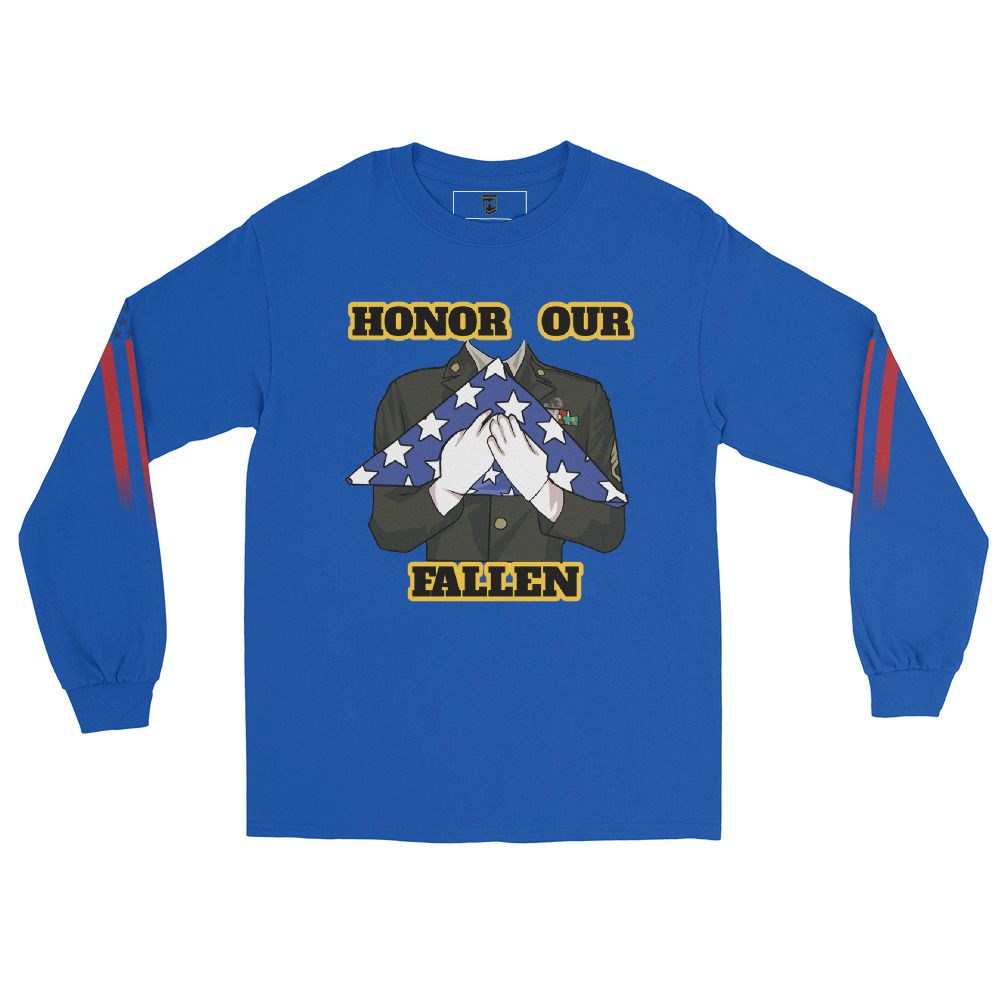 HONOR OUR FALLEN TOO SIKS Long Sleeve Shirt - Image 11