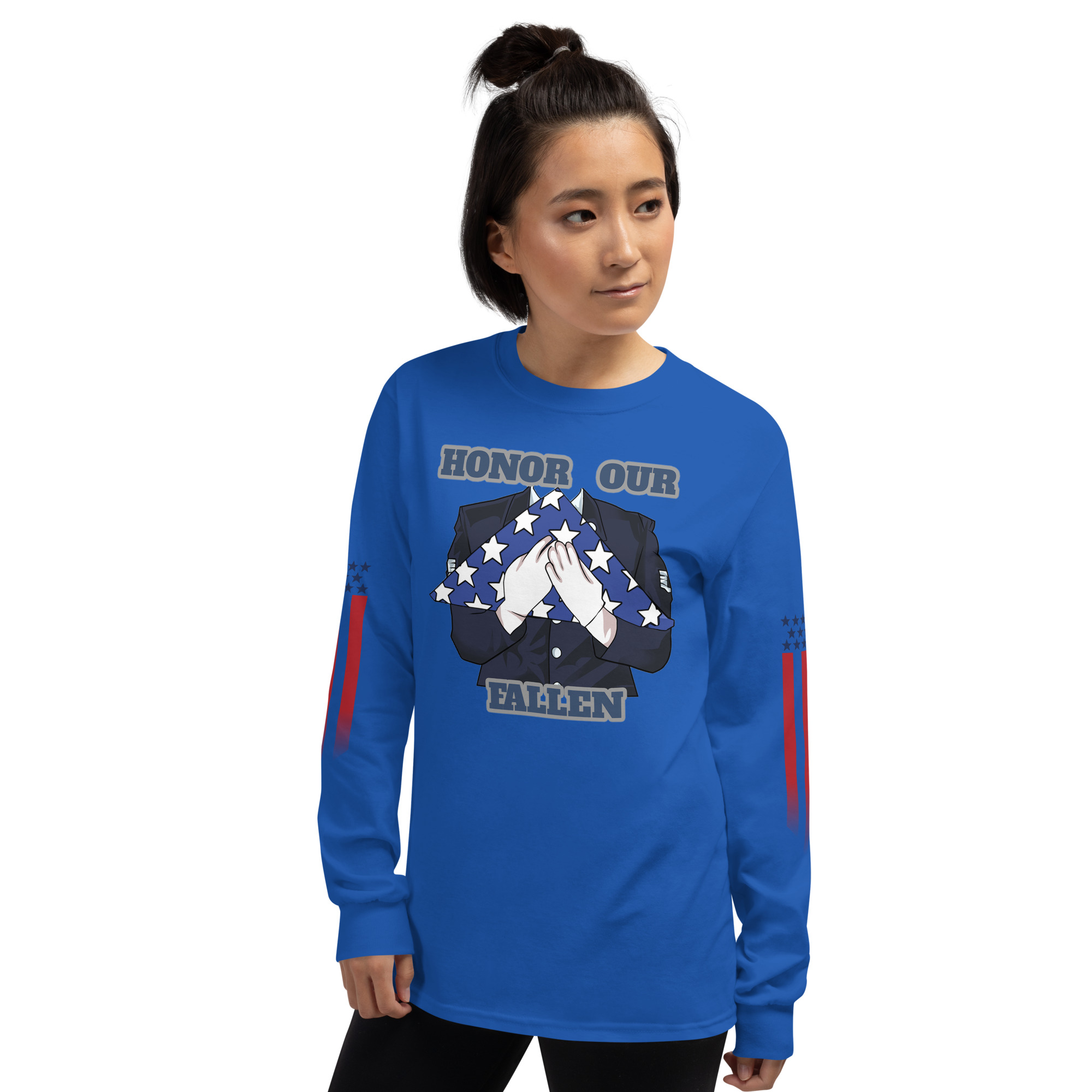 HONOR OUR FALLEN TOO SIKS Long Sleeve Shirt - Image 32