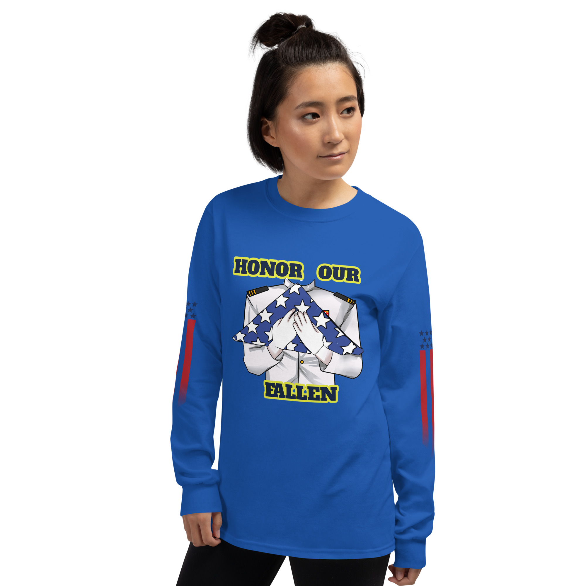 HONOR OUR FALLEN TOO SIKS Long Sleeve Shirt - Image 32