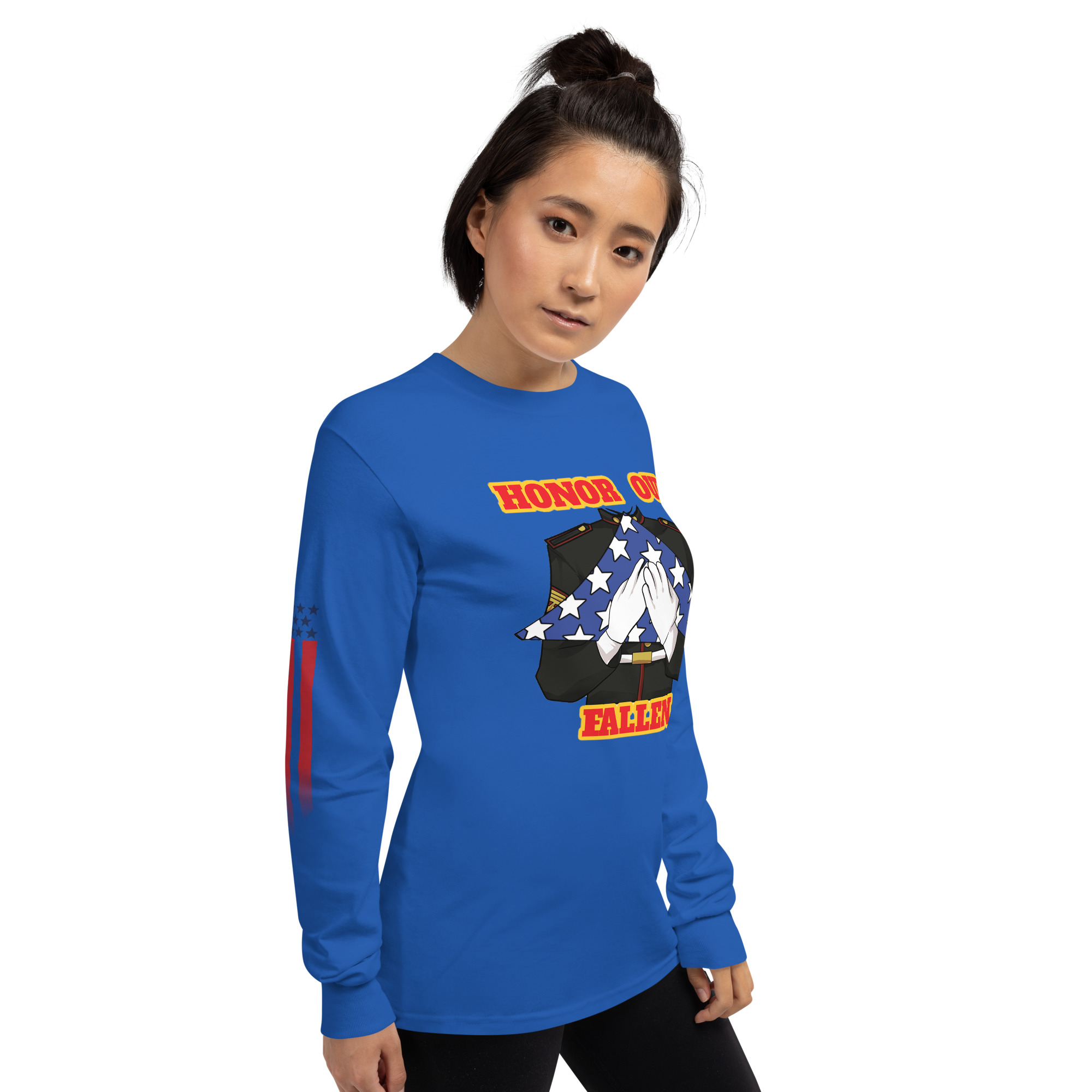 HONOR OUR FALLEN TOO SIKS Long Sleeve Shirt - Image 36