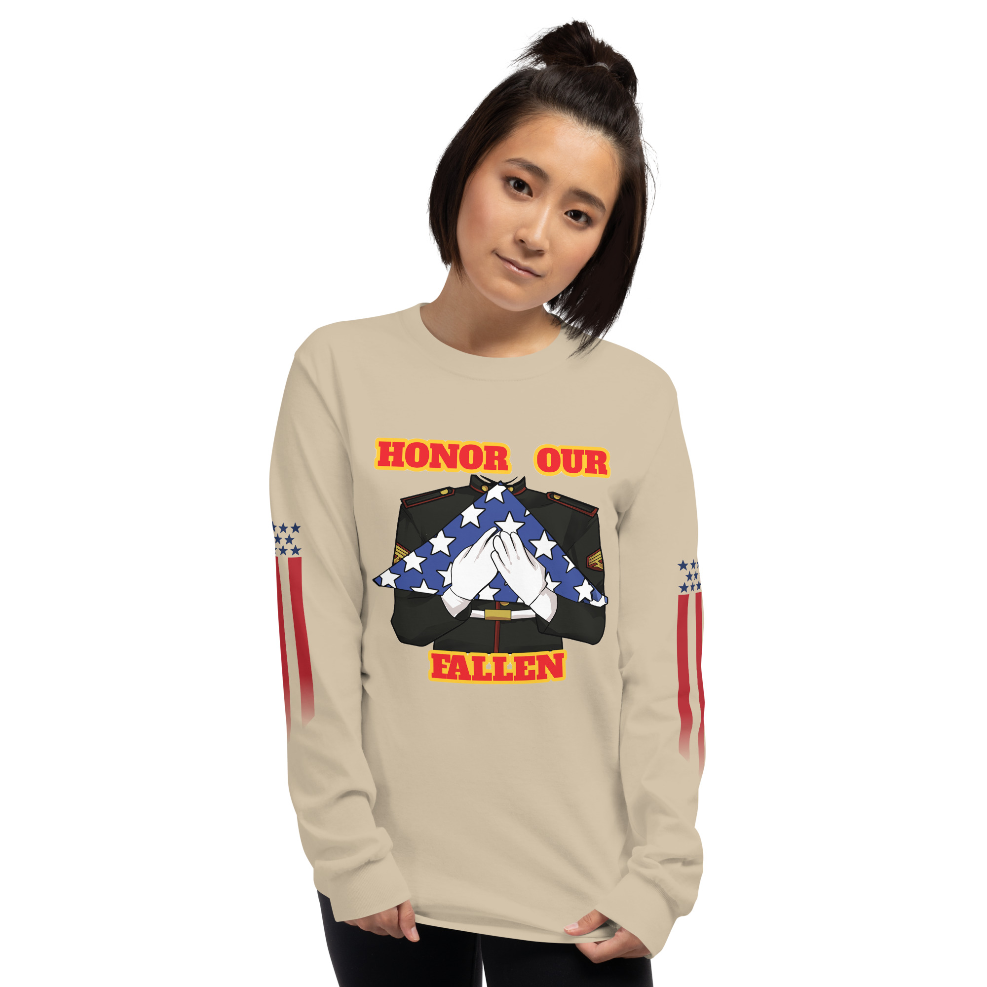 HONOR OUR FALLEN TOO SIKS Long Sleeve Shirt - Image 67