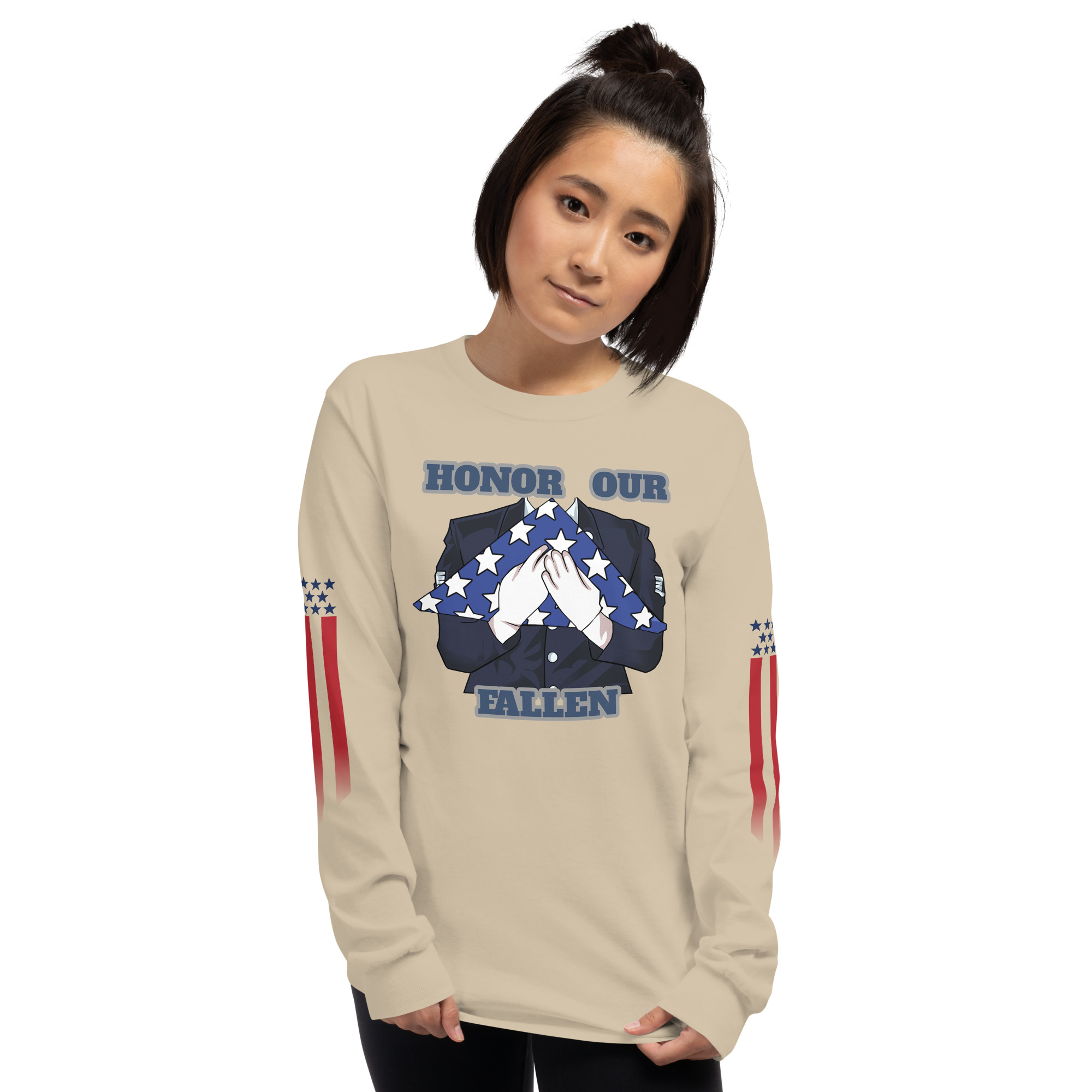 HONOR OUR FALLEN TOO SIKS Long Sleeve Shirt - Image 67