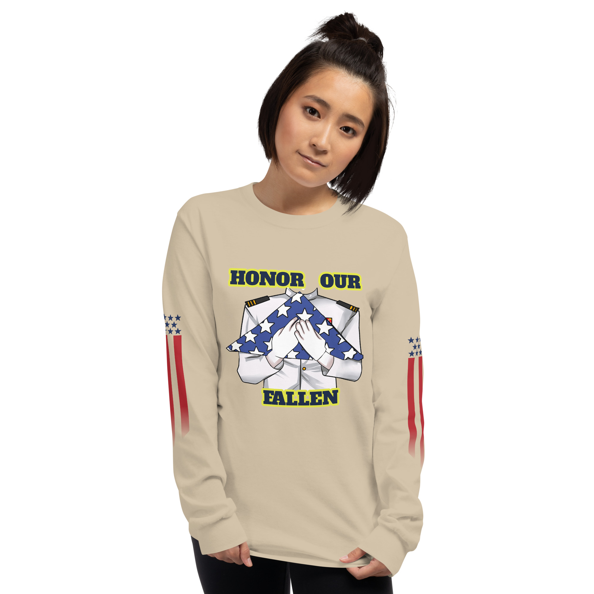 HONOR OUR FALLEN TOO SIKS Long Sleeve Shirt - Image 67