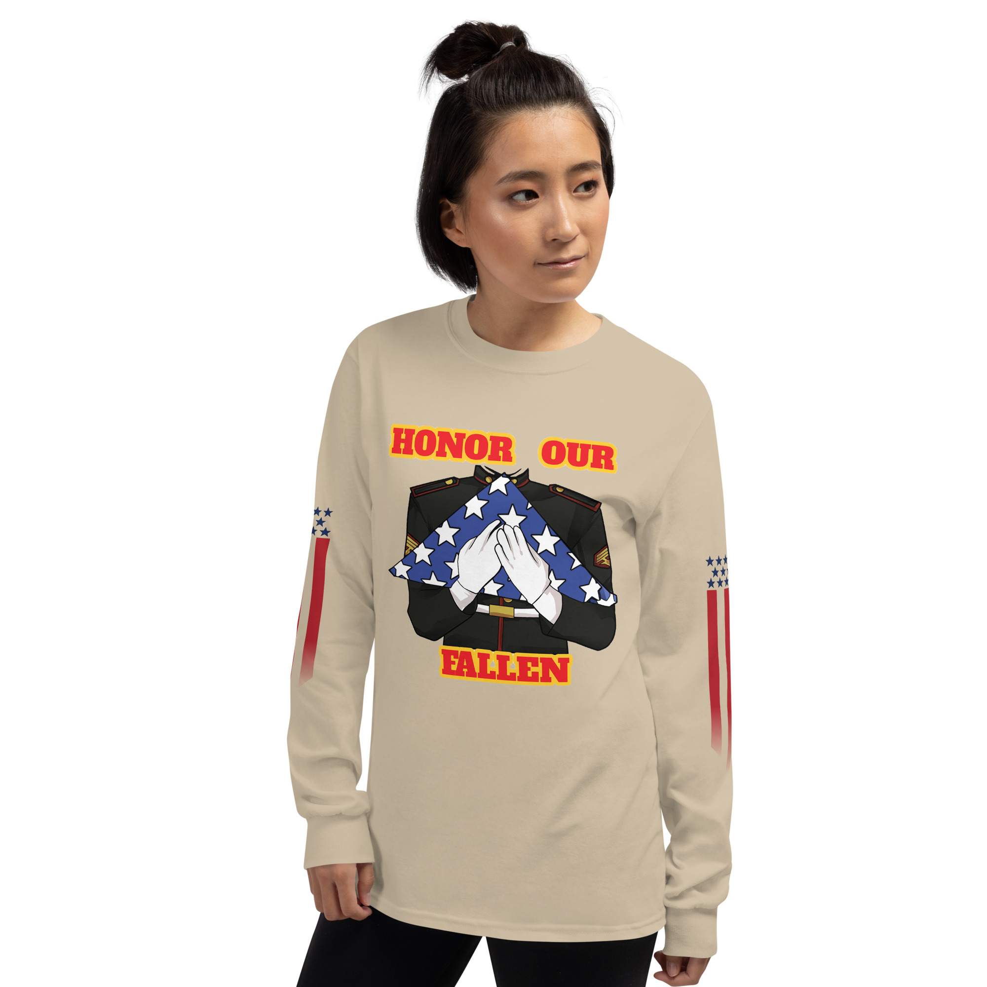 HONOR OUR FALLEN TOO SIKS Long Sleeve Shirt - Image 68