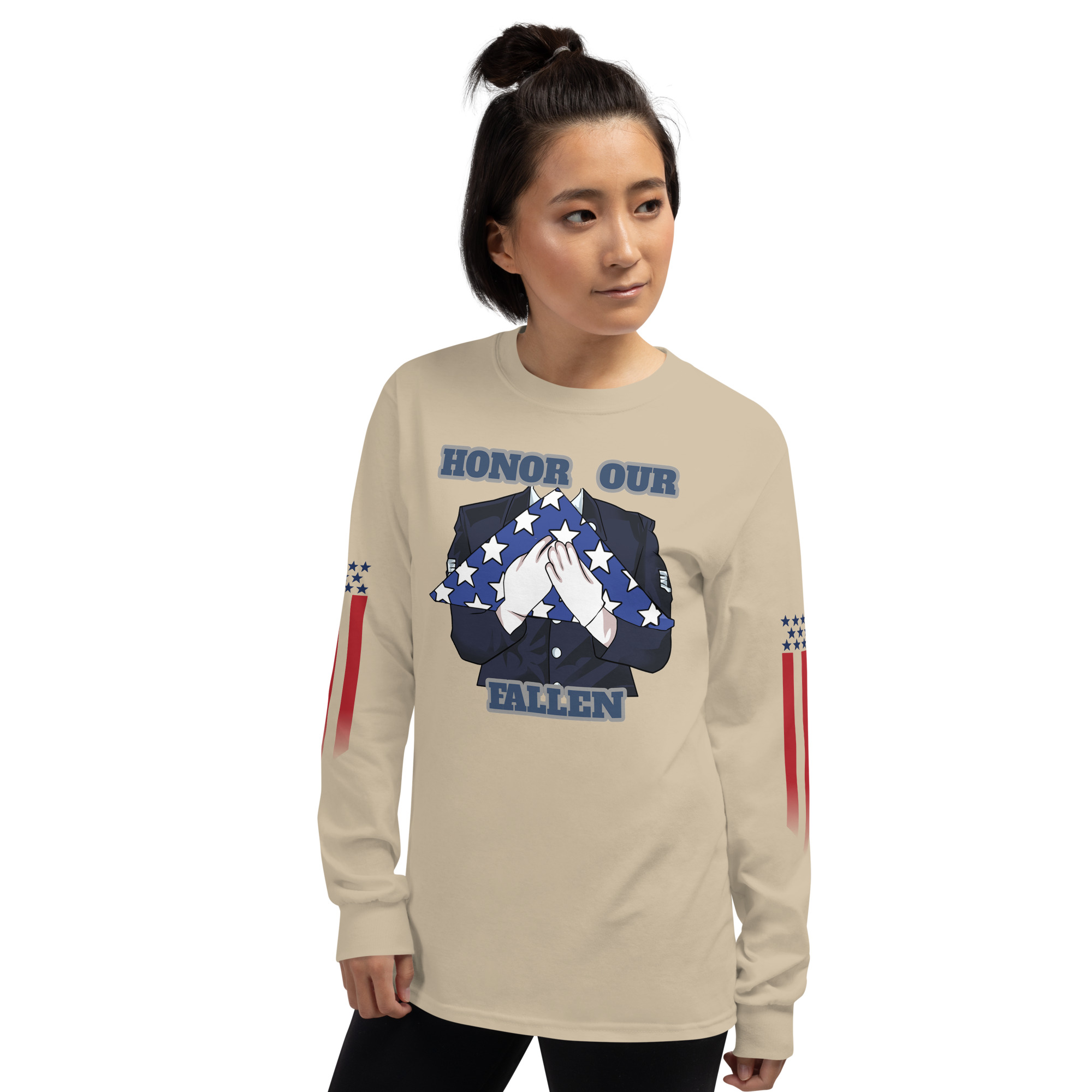 HONOR OUR FALLEN TOO SIKS Long Sleeve Shirt - Image 68