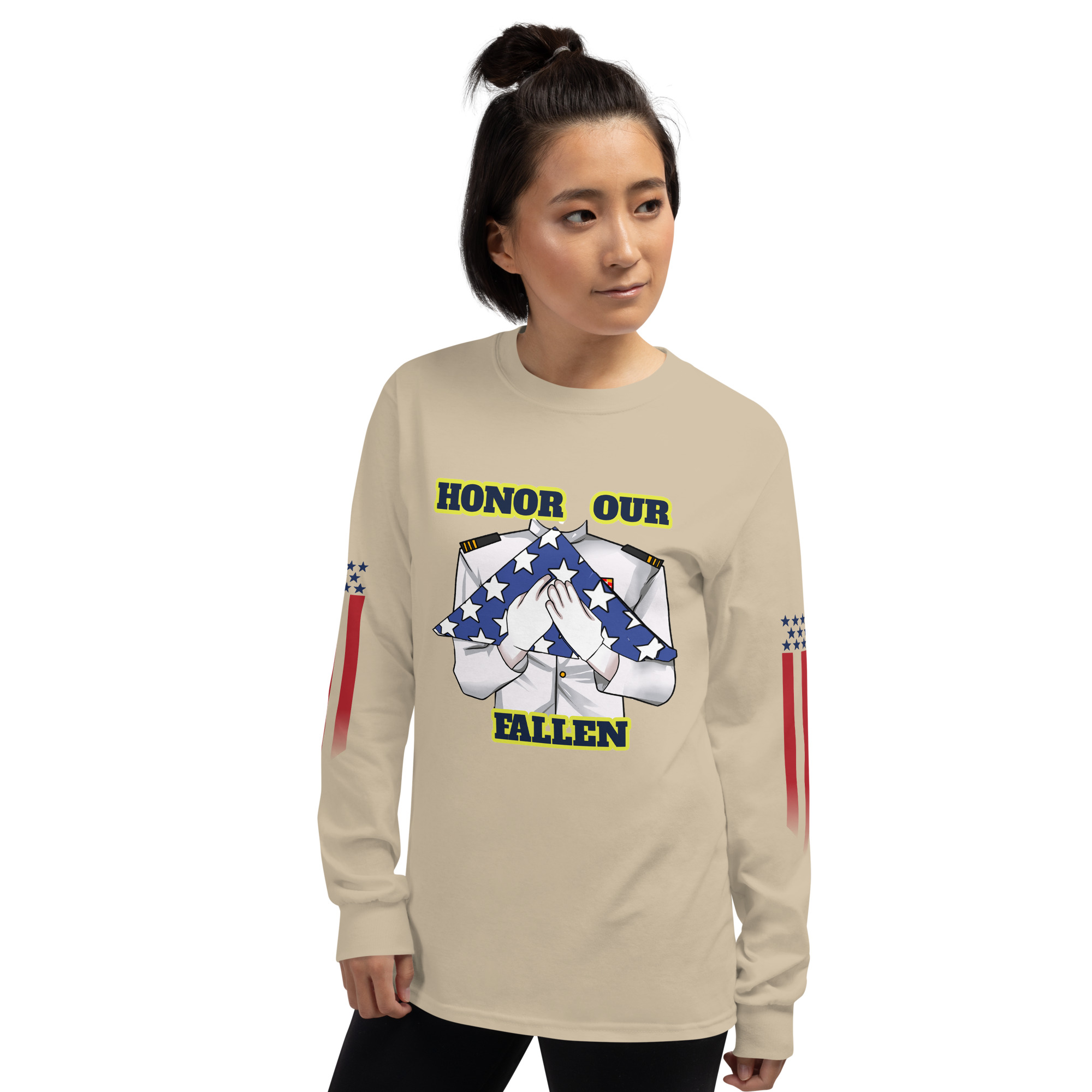 HONOR OUR FALLEN TOO SIKS Long Sleeve Shirt - Image 68