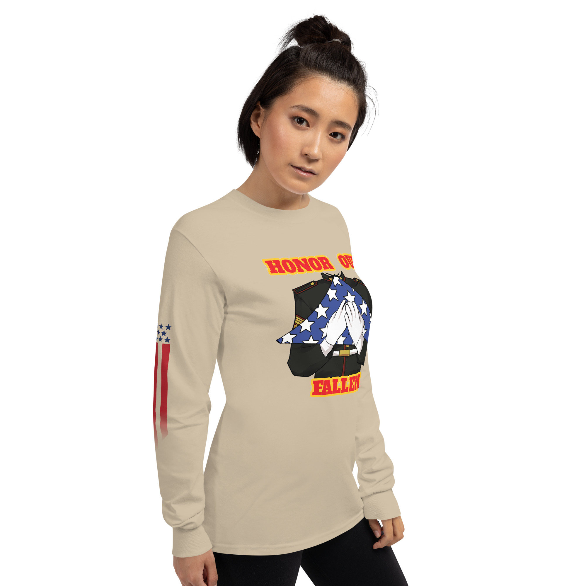 HONOR OUR FALLEN TOO SIKS Long Sleeve Shirt - Image 72