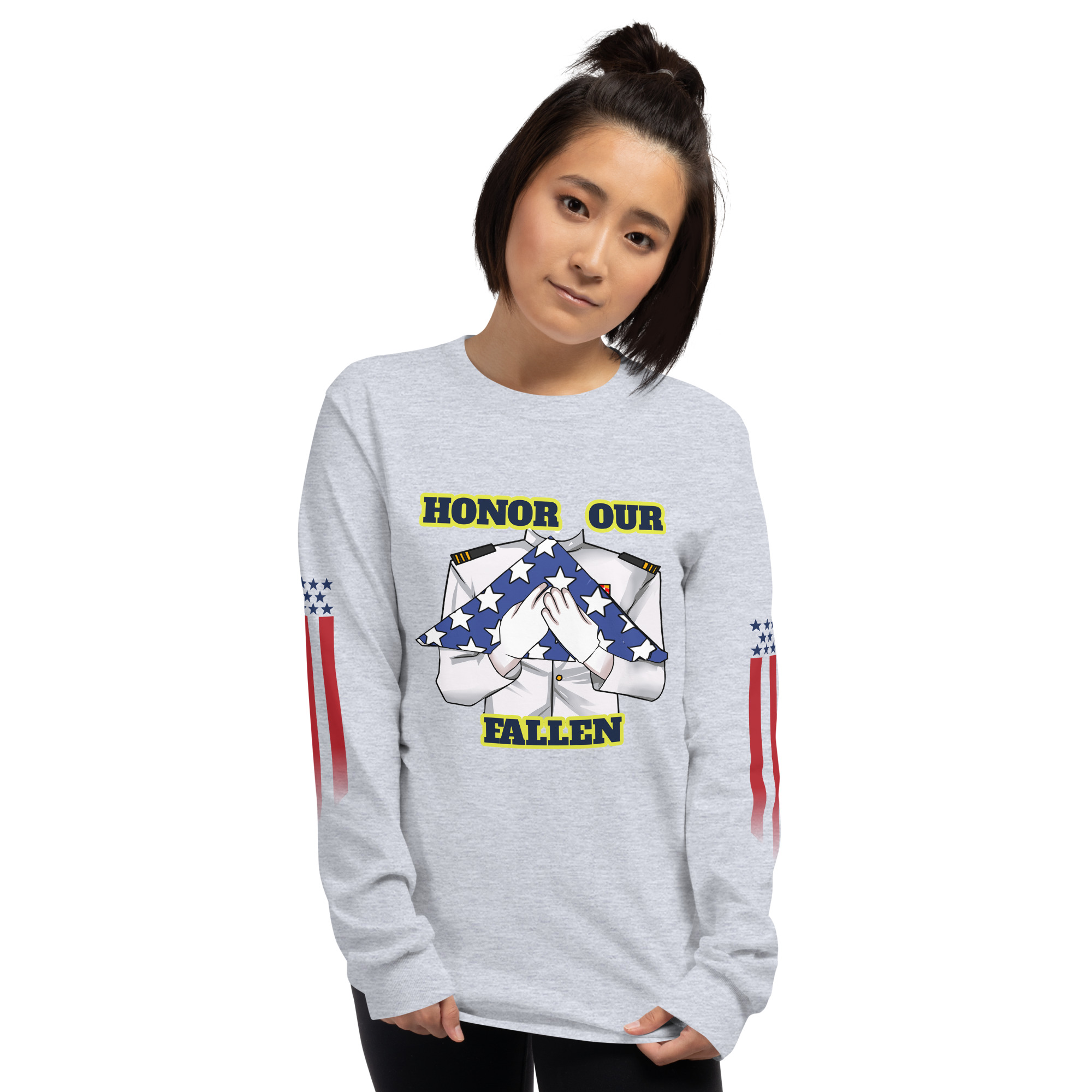 HONOR OUR FALLEN TOO SIKS Long Sleeve Shirt - Image 55
