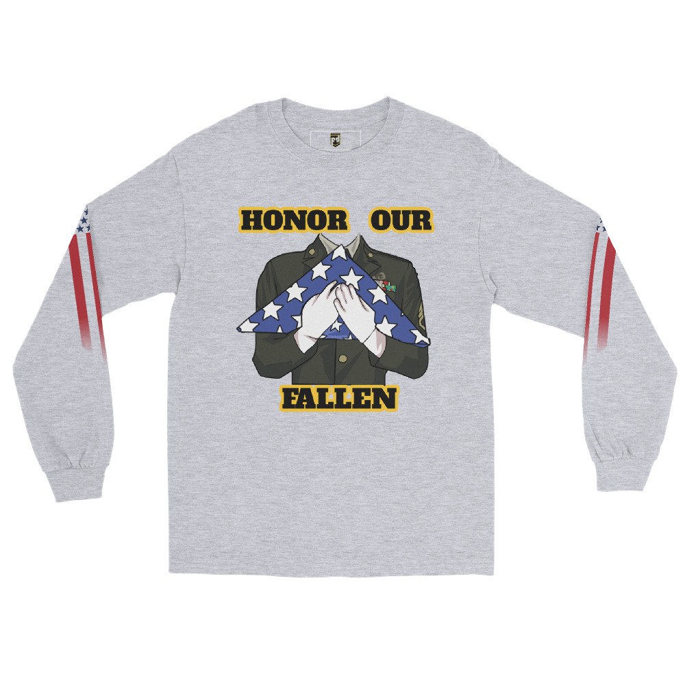 HONOR OUR FALLEN TOO SIKS Long Sleeve Shirt - Image 19