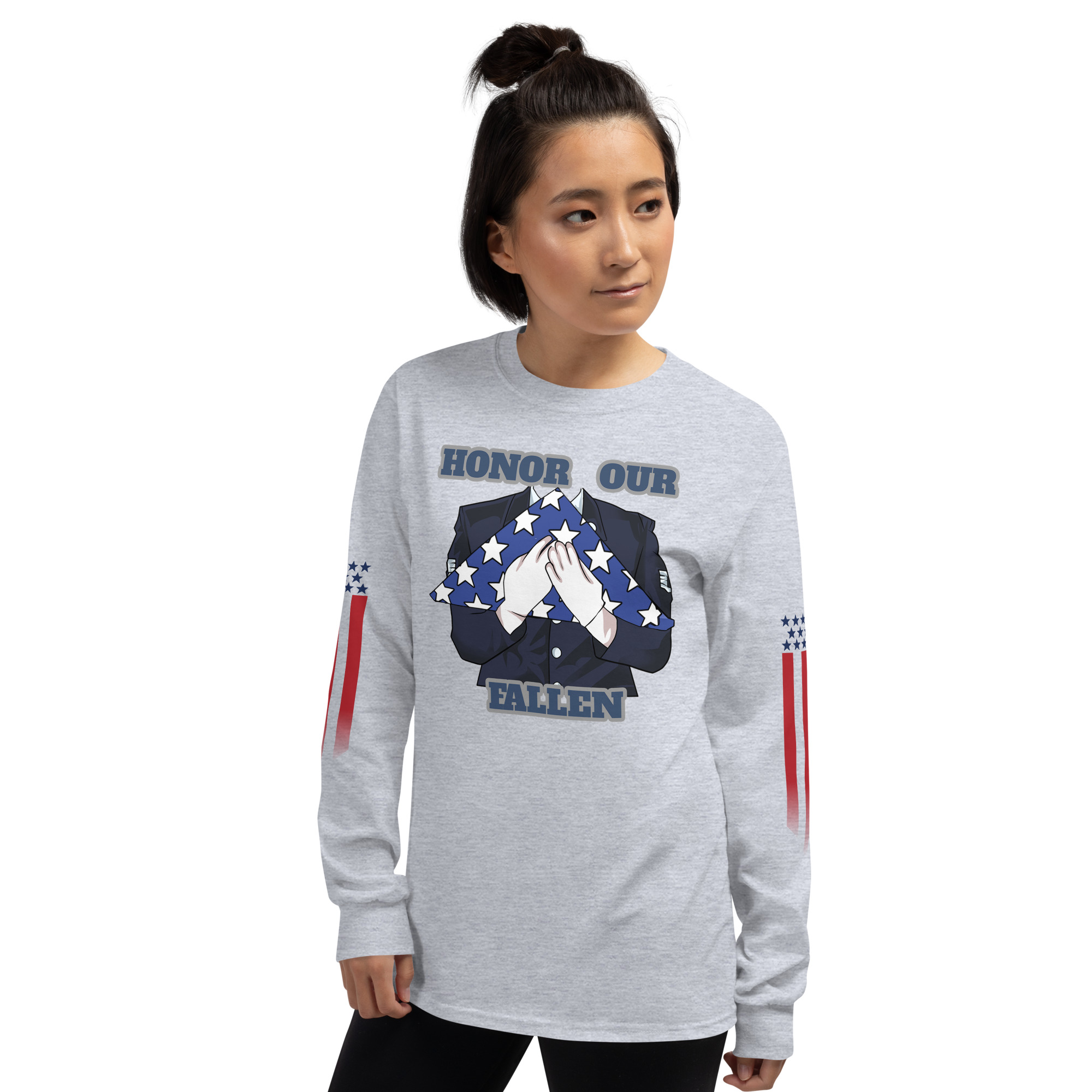 HONOR OUR FALLEN TOO SIKS Long Sleeve Shirt - Image 56