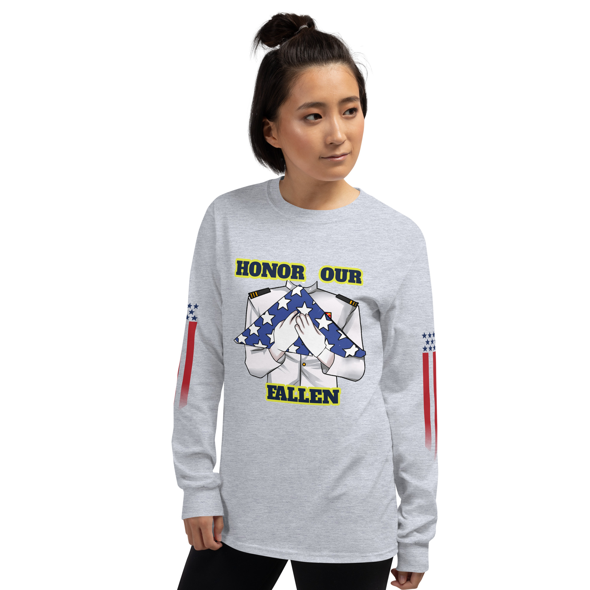 HONOR OUR FALLEN TOO SIKS Long Sleeve Shirt - Image 56