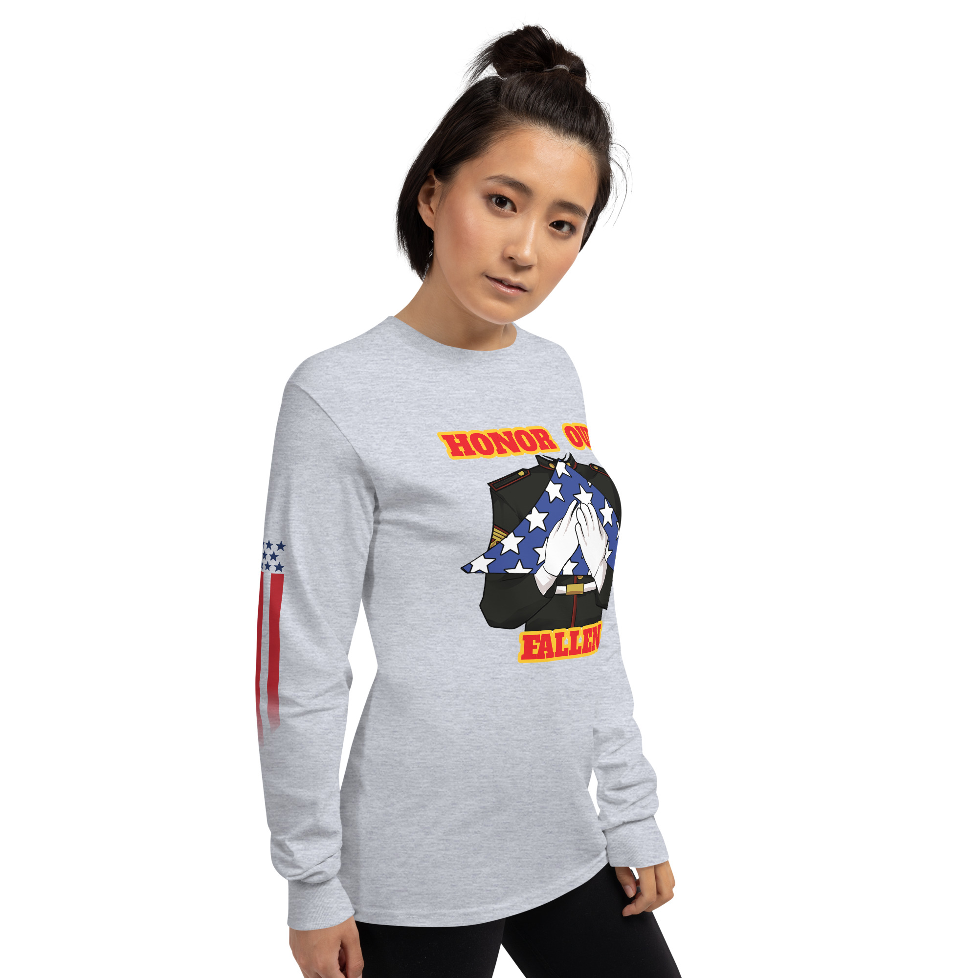 HONOR OUR FALLEN TOO SIKS Long Sleeve Shirt - Image 60