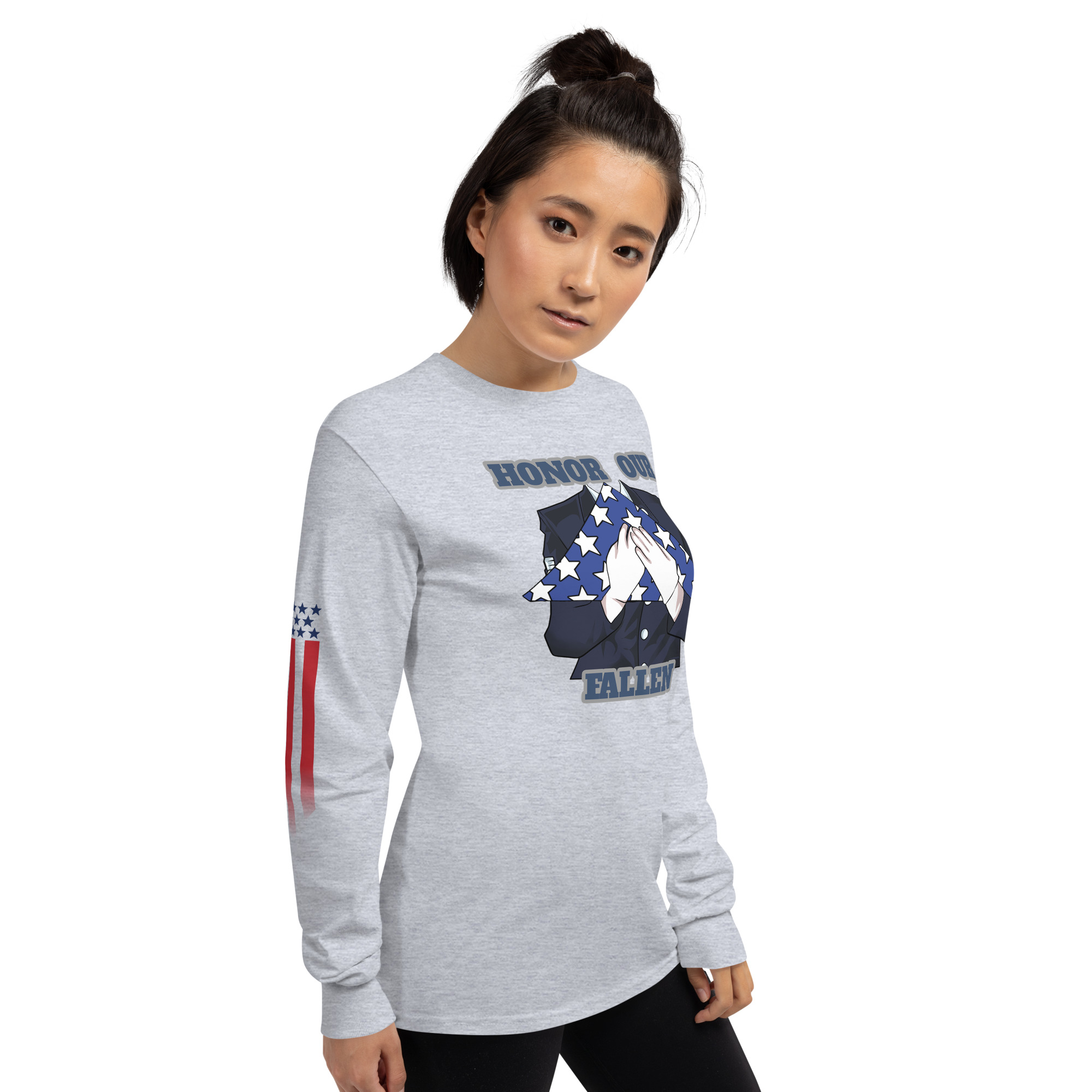 HONOR OUR FALLEN TOO SIKS Long Sleeve Shirt - Image 60
