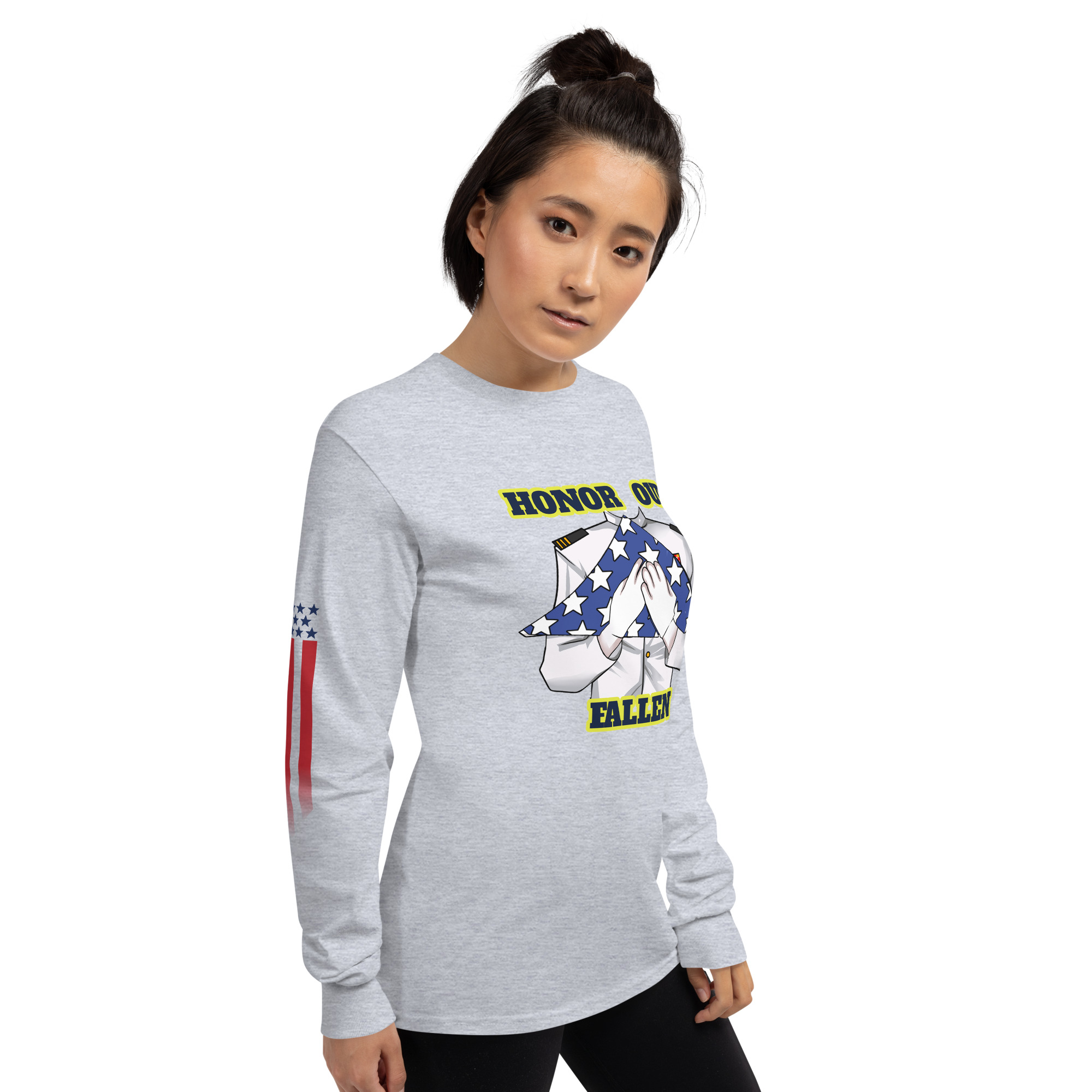 HONOR OUR FALLEN TOO SIKS Long Sleeve Shirt - Image 60