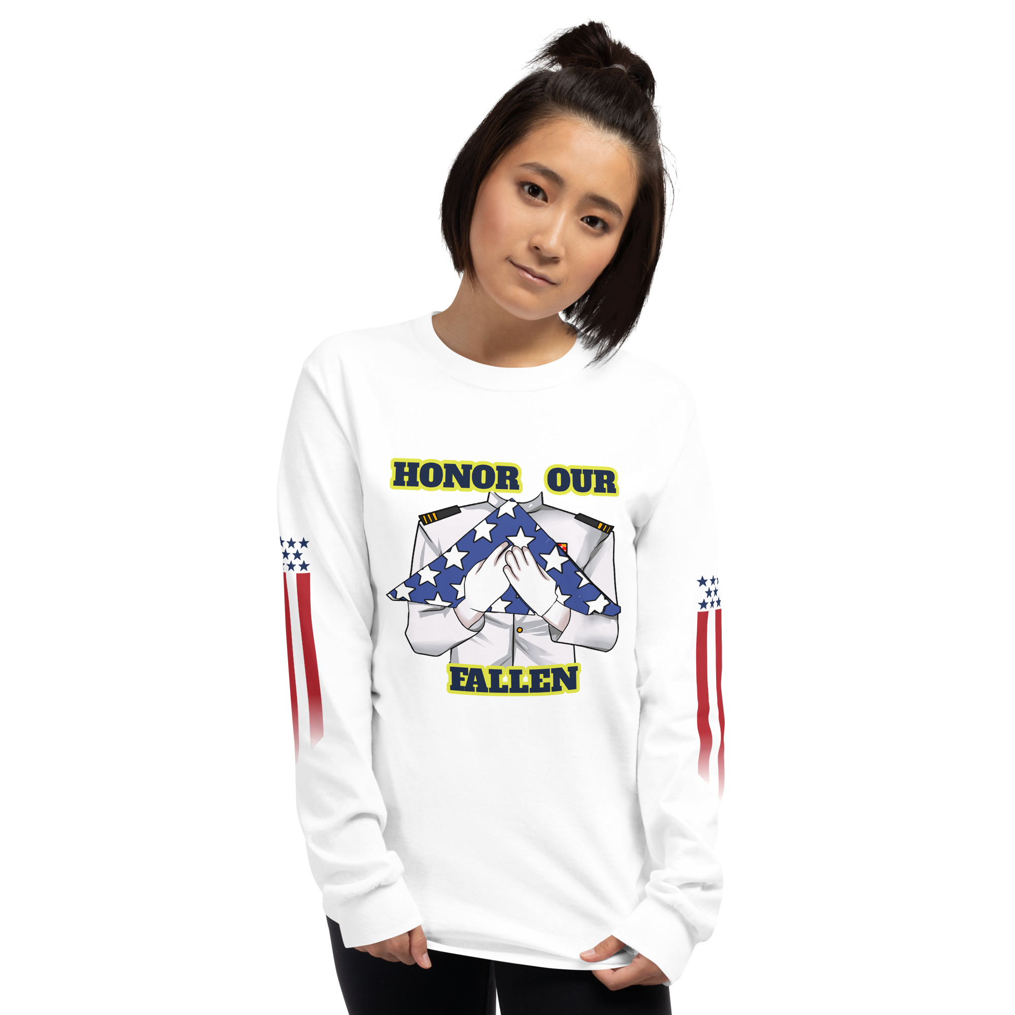 HONOR OUR FALLEN TOO SIKS Long Sleeve Shirt - Image 79