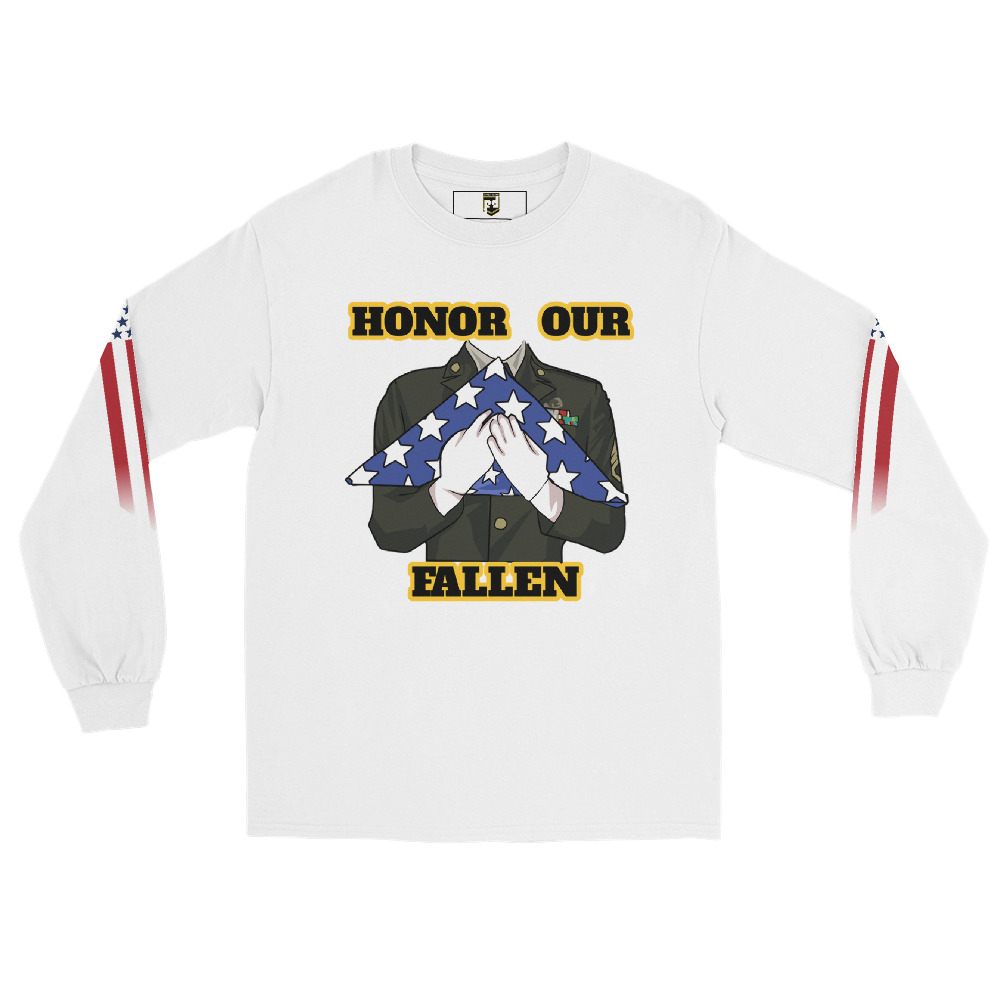 HONOR OUR FALLEN TOO SIKS Long Sleeve Shirt - Image 23
