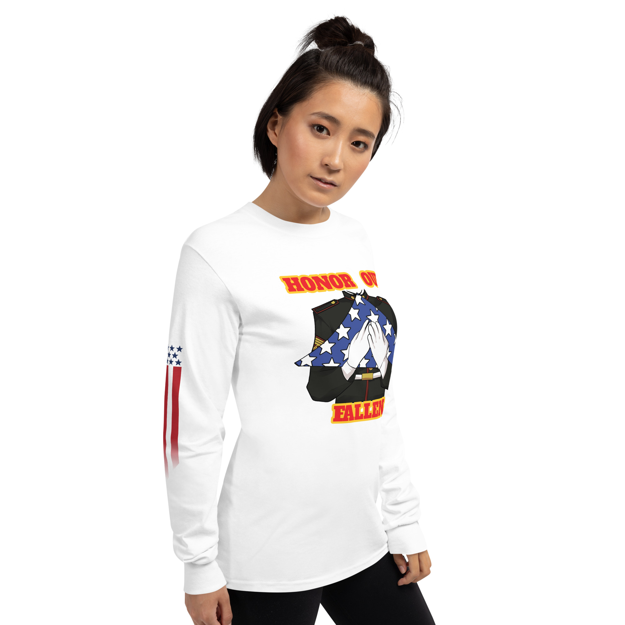 HONOR OUR FALLEN TOO SIKS Long Sleeve Shirt - Image 84