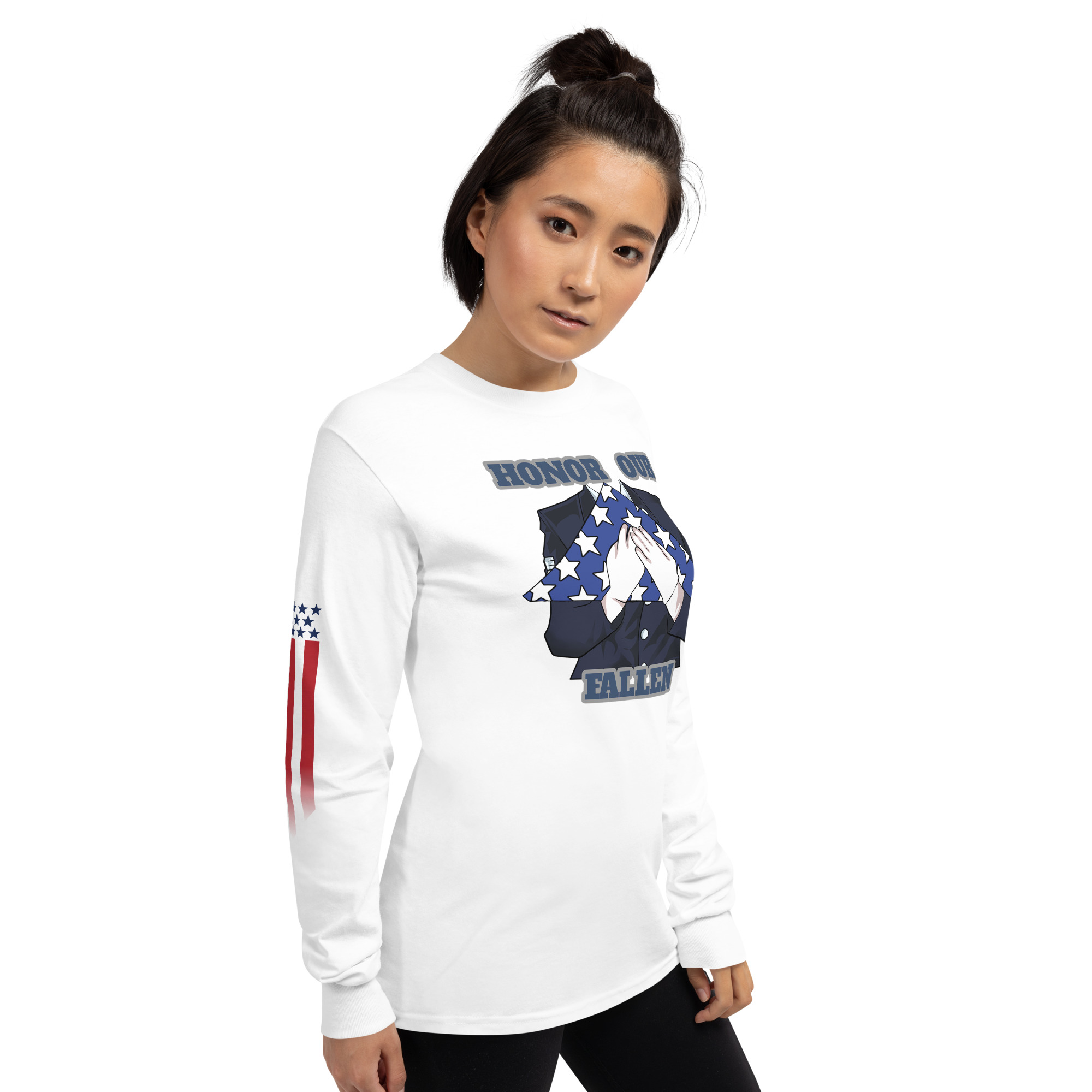 HONOR OUR FALLEN TOO SIKS Long Sleeve Shirt - Image 84