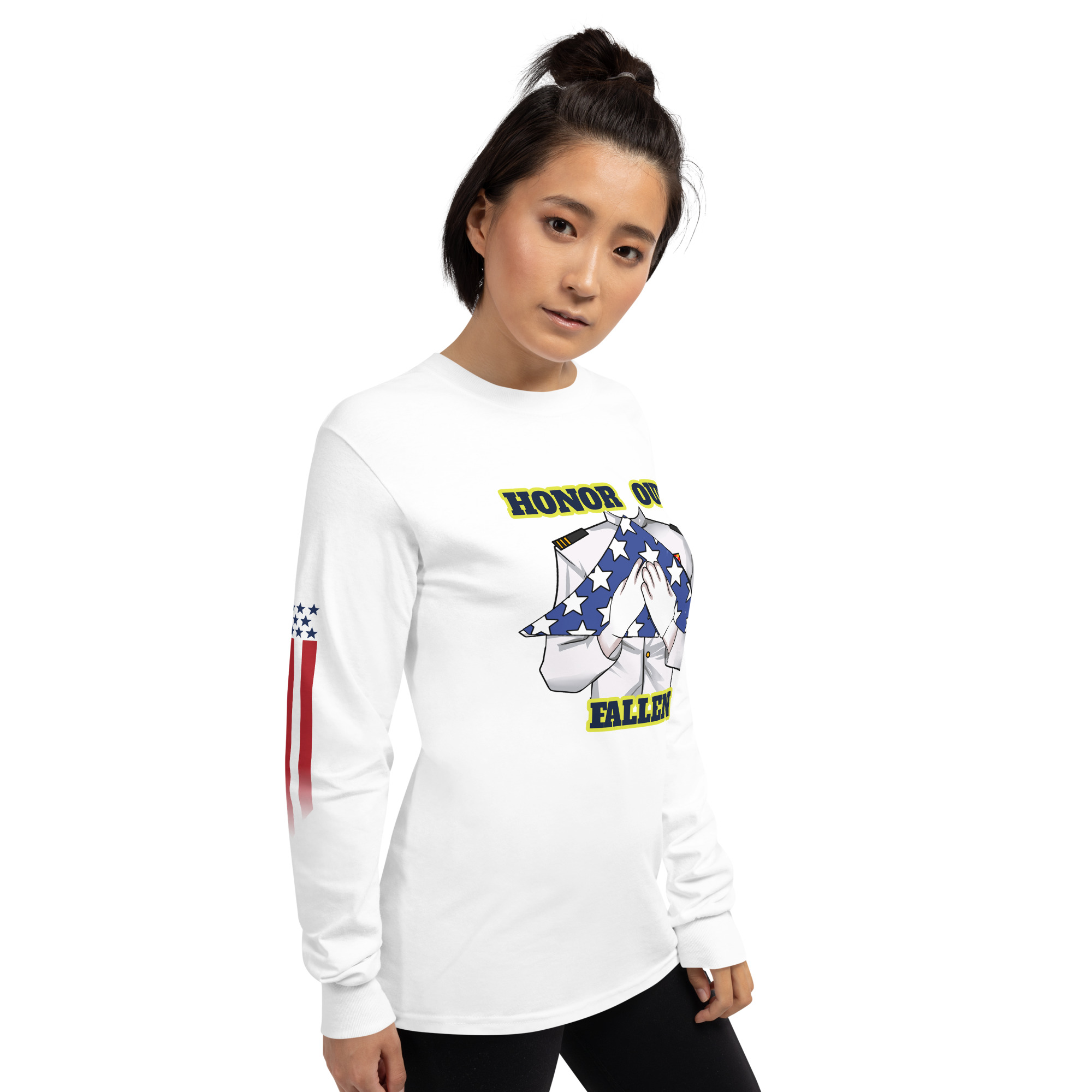 HONOR OUR FALLEN TOO SIKS Long Sleeve Shirt - Image 84