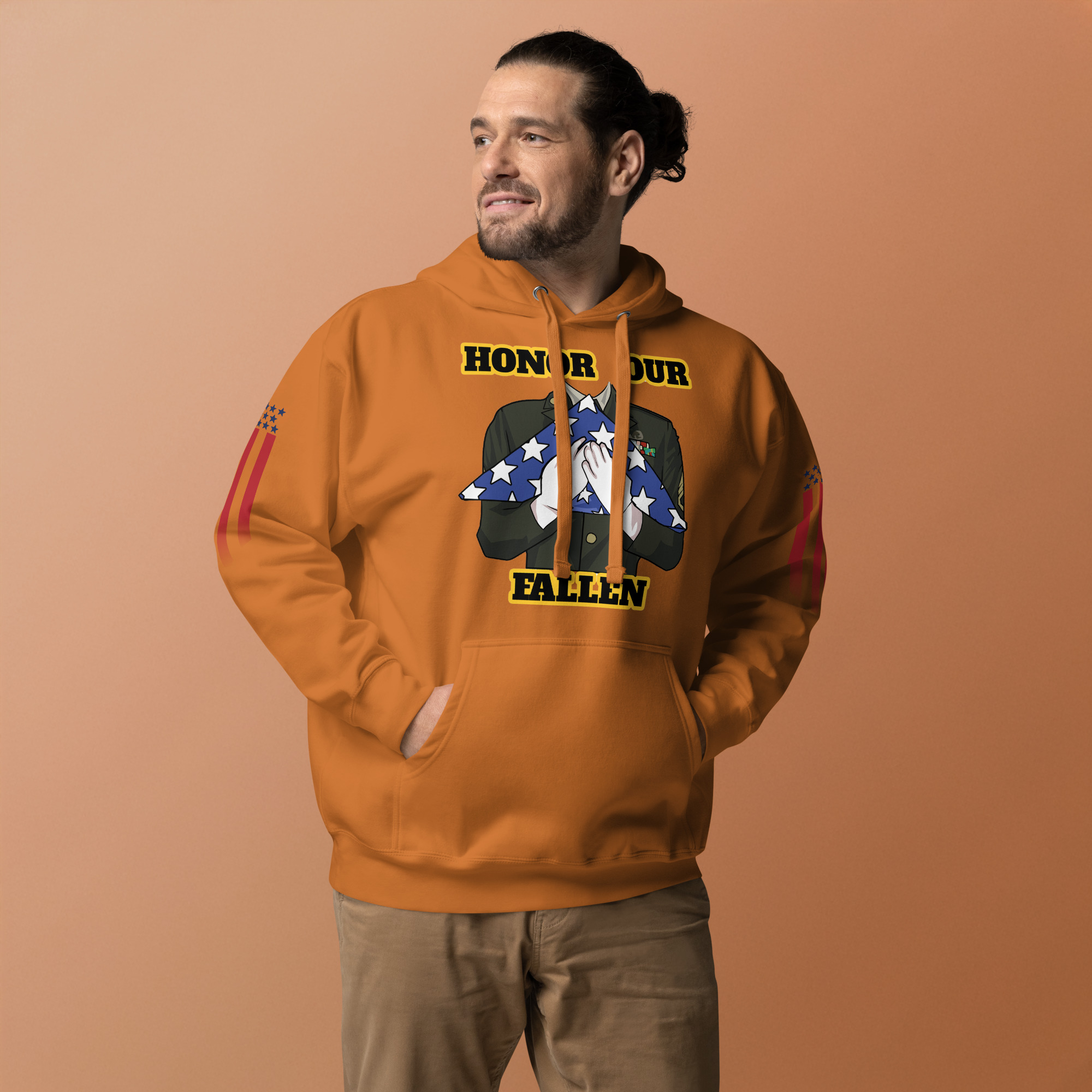 HONOR OUR FALLEN TOO SIKS Unisex Hoodie - Image 30
