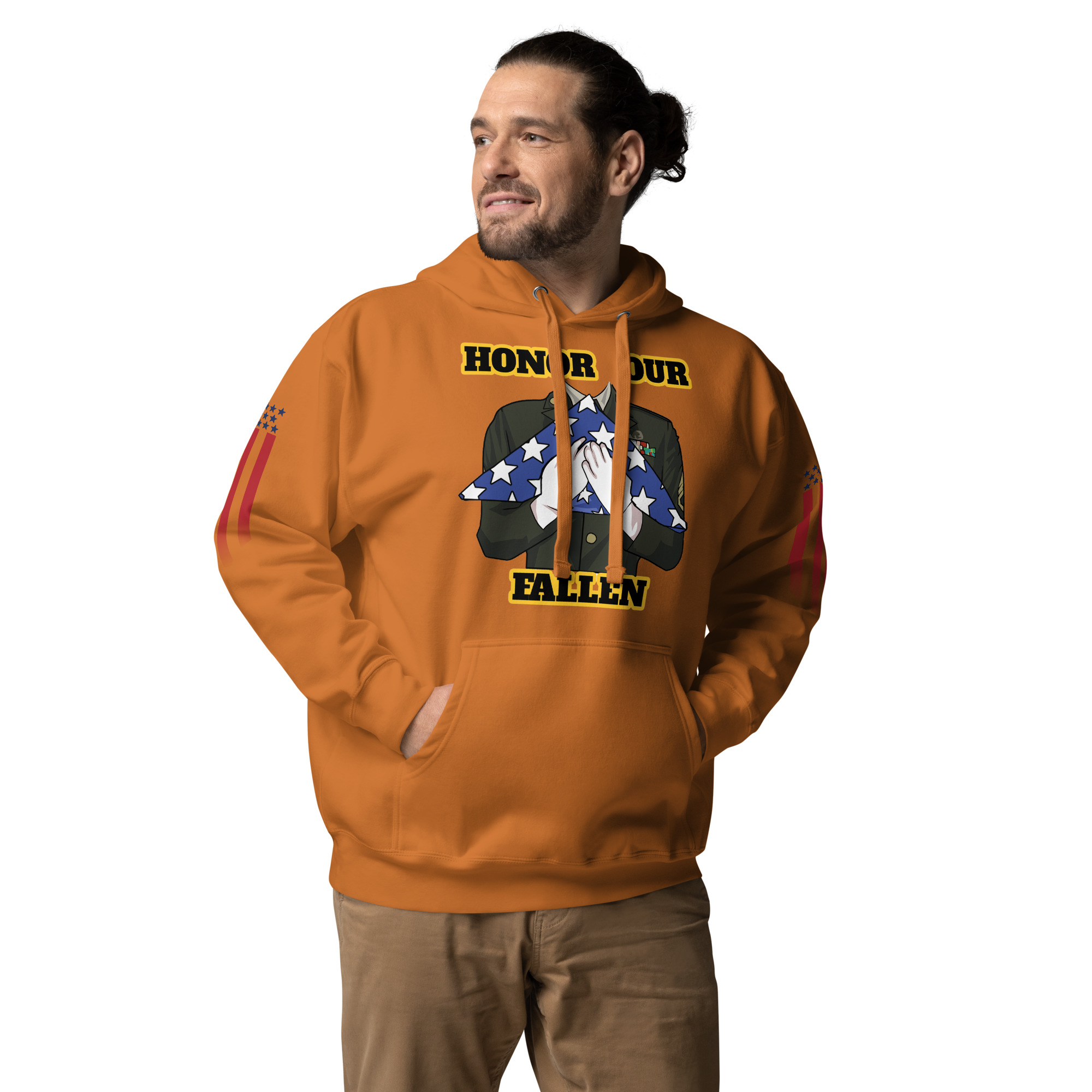 HONOR OUR FALLEN TOO SIKS Unisex Hoodie - Image 28