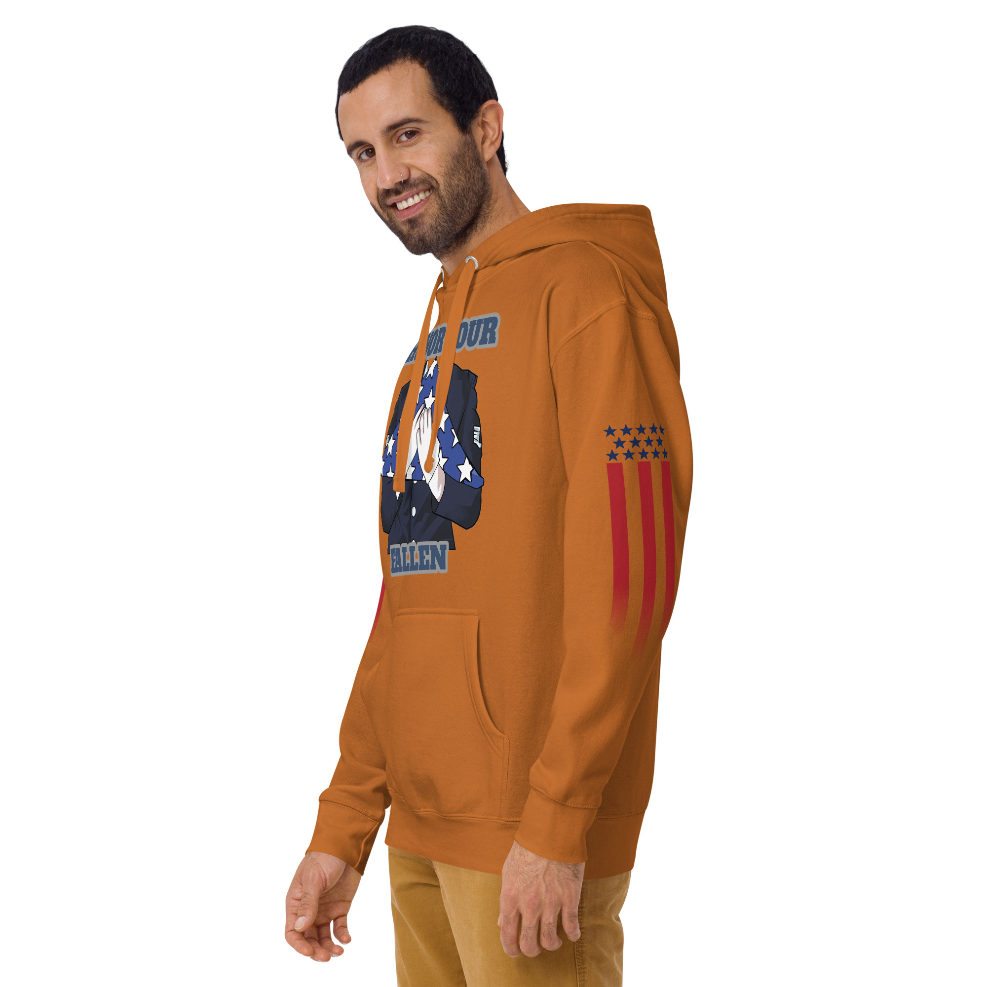 HONOR OUR FALLEN TOO SIKS Unisex Hoodie - Image 38