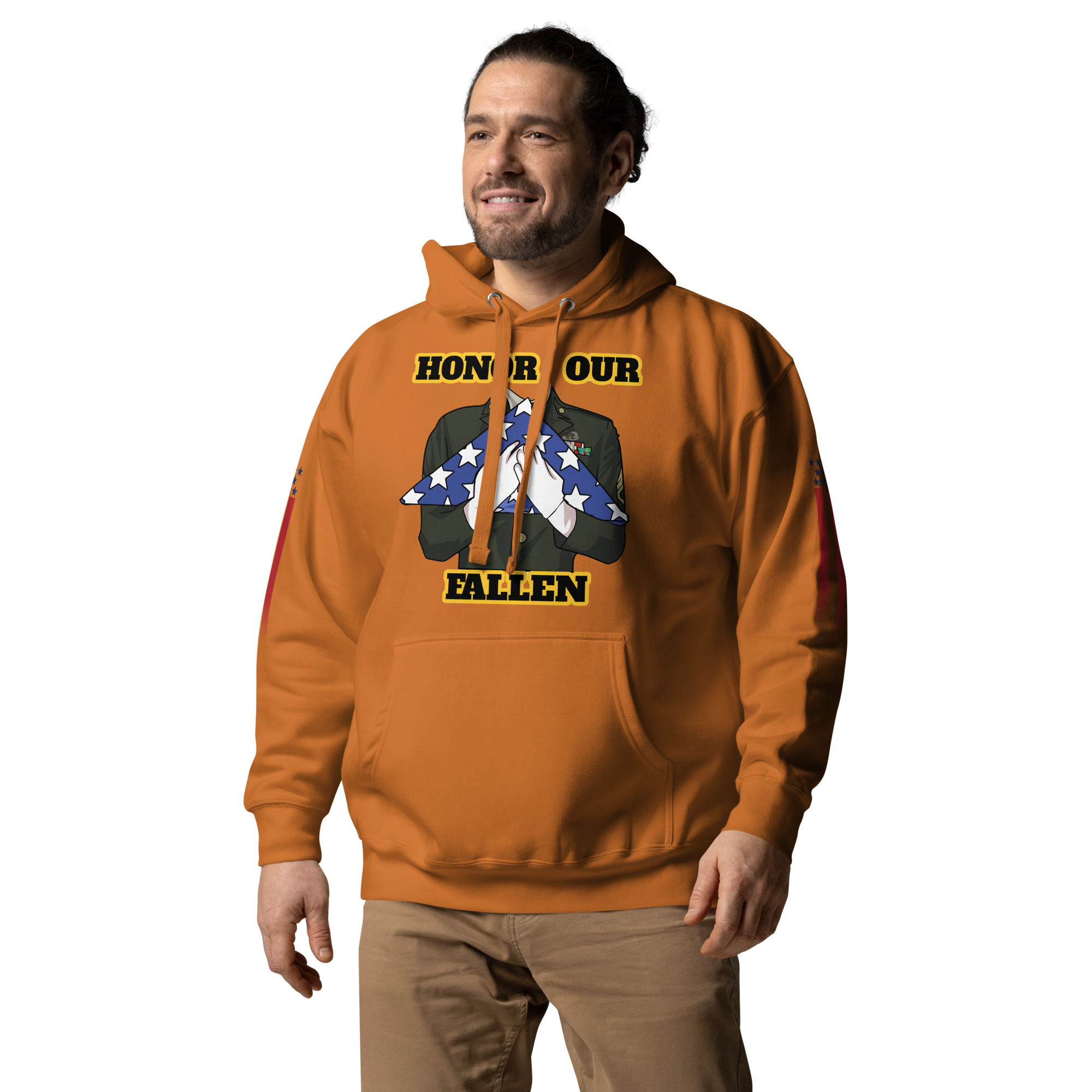 HONOR OUR FALLEN TOO SIKS Unisex Hoodie - Image 29