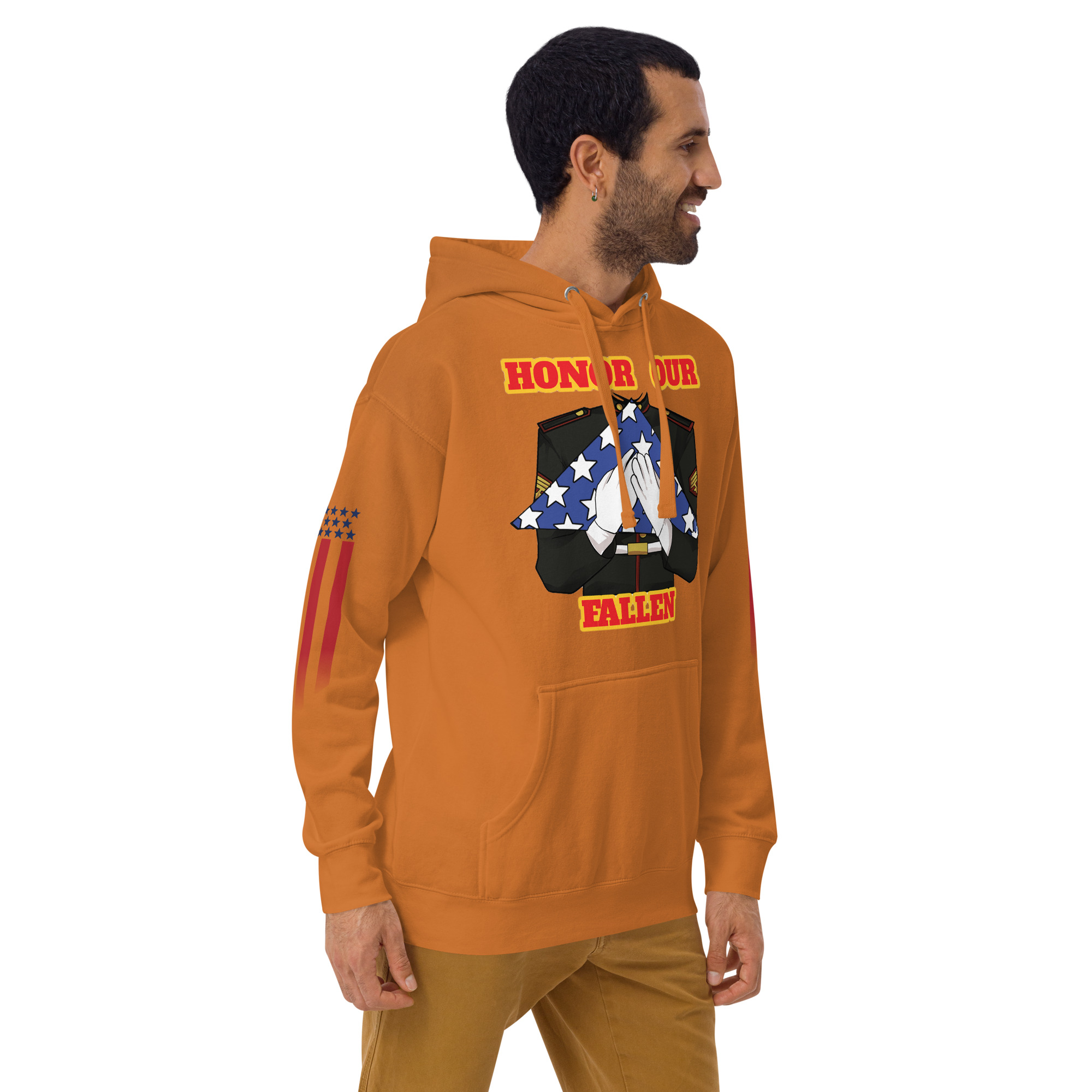 HONOR OUR FALLEN TOO SIKS Unisex Hoodie - Image 39